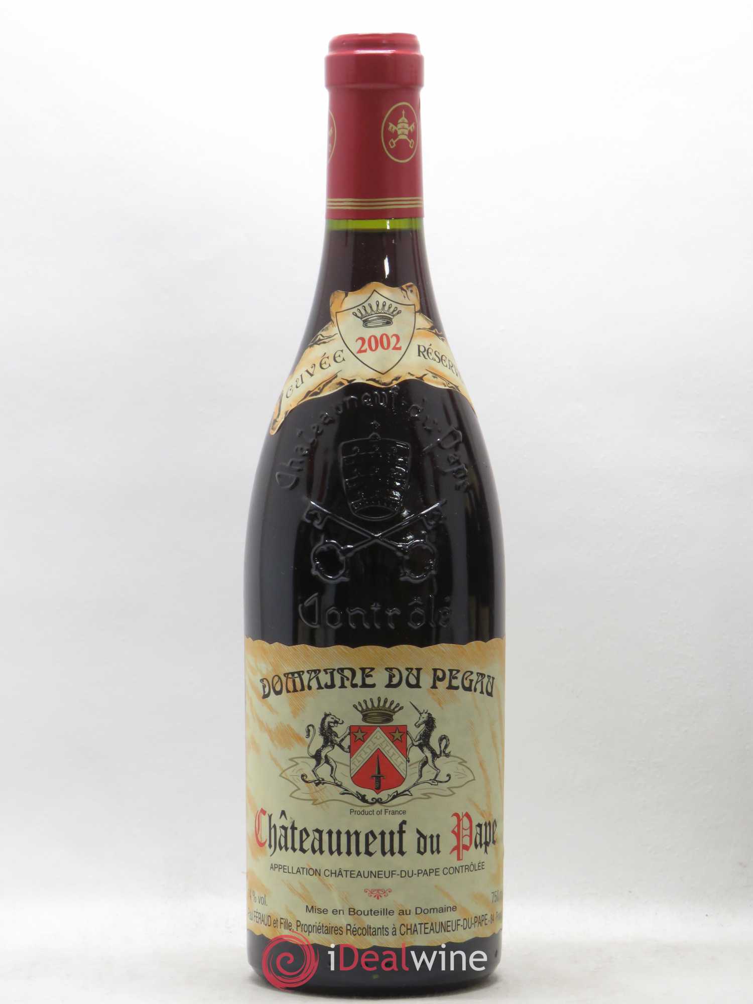 Châteauneuf-du-Pape Domaine du Pégau Cuvée Réservée Paul et Laurence Féraud 2002 - Lot de 1 bouteille - 0