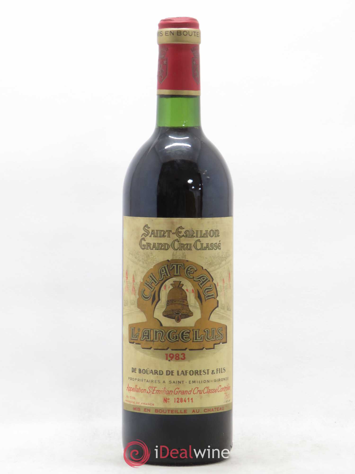 Château Angélus 1er Grand Cru Classé A 1983 - Lot de 1 bouteille - 0