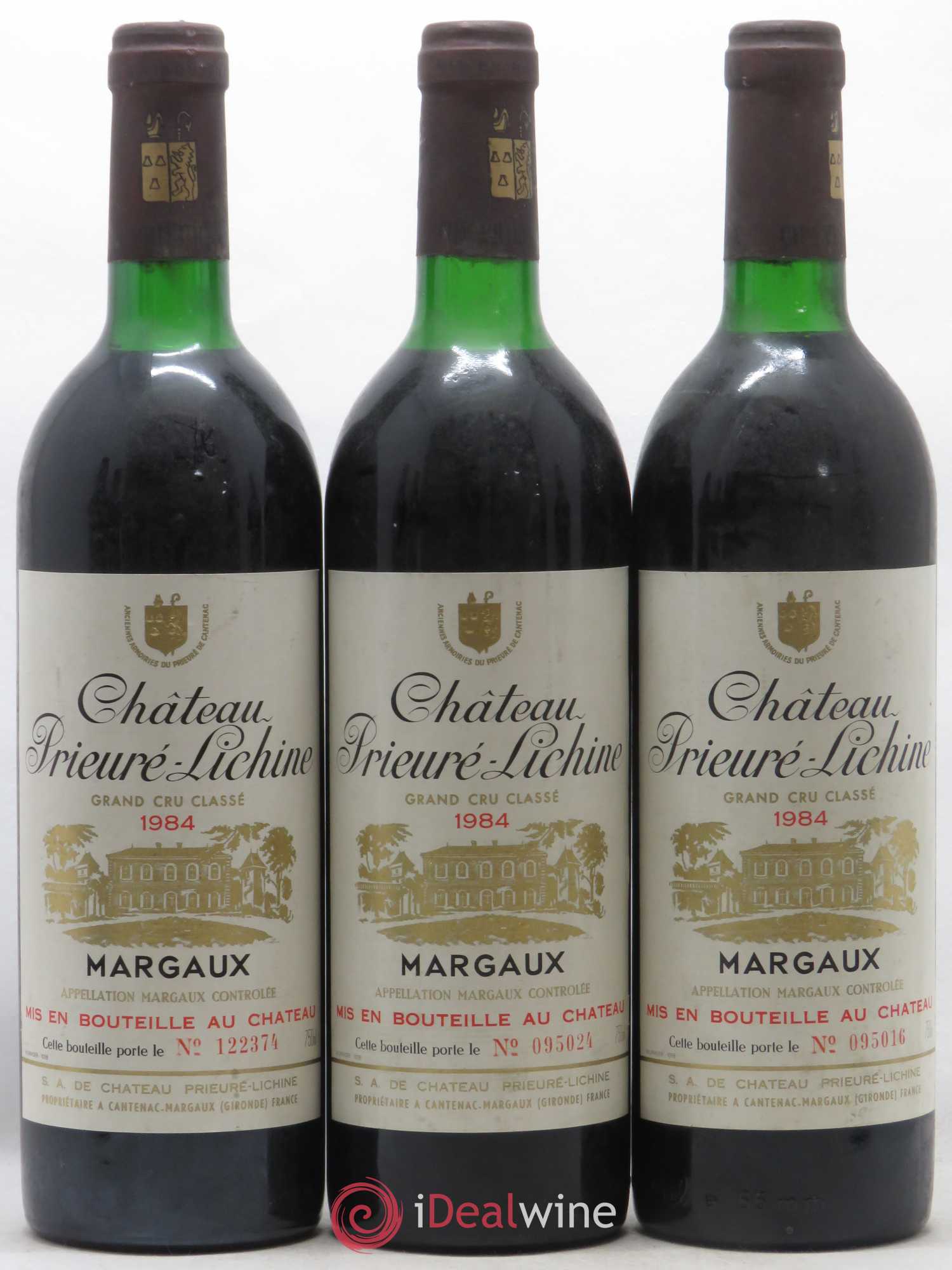 Château Prieuré Lichine 4ème Grand Cru Classé 1984 - Lot de 6 bouteilles - 2