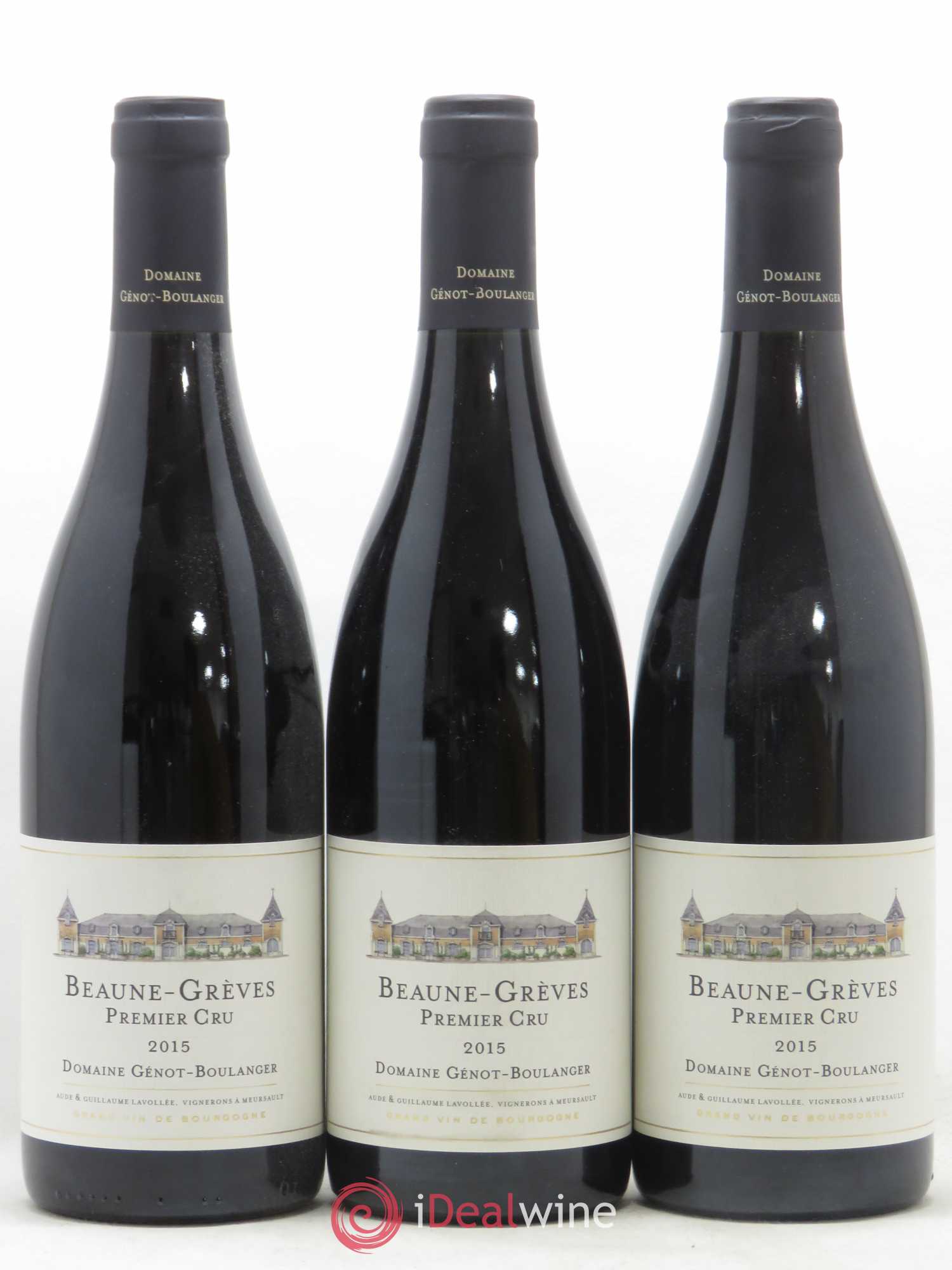 Beaune 1er Cru Grèves Genot Boulanger 2015 - Posten von 3 Flaschen - 0