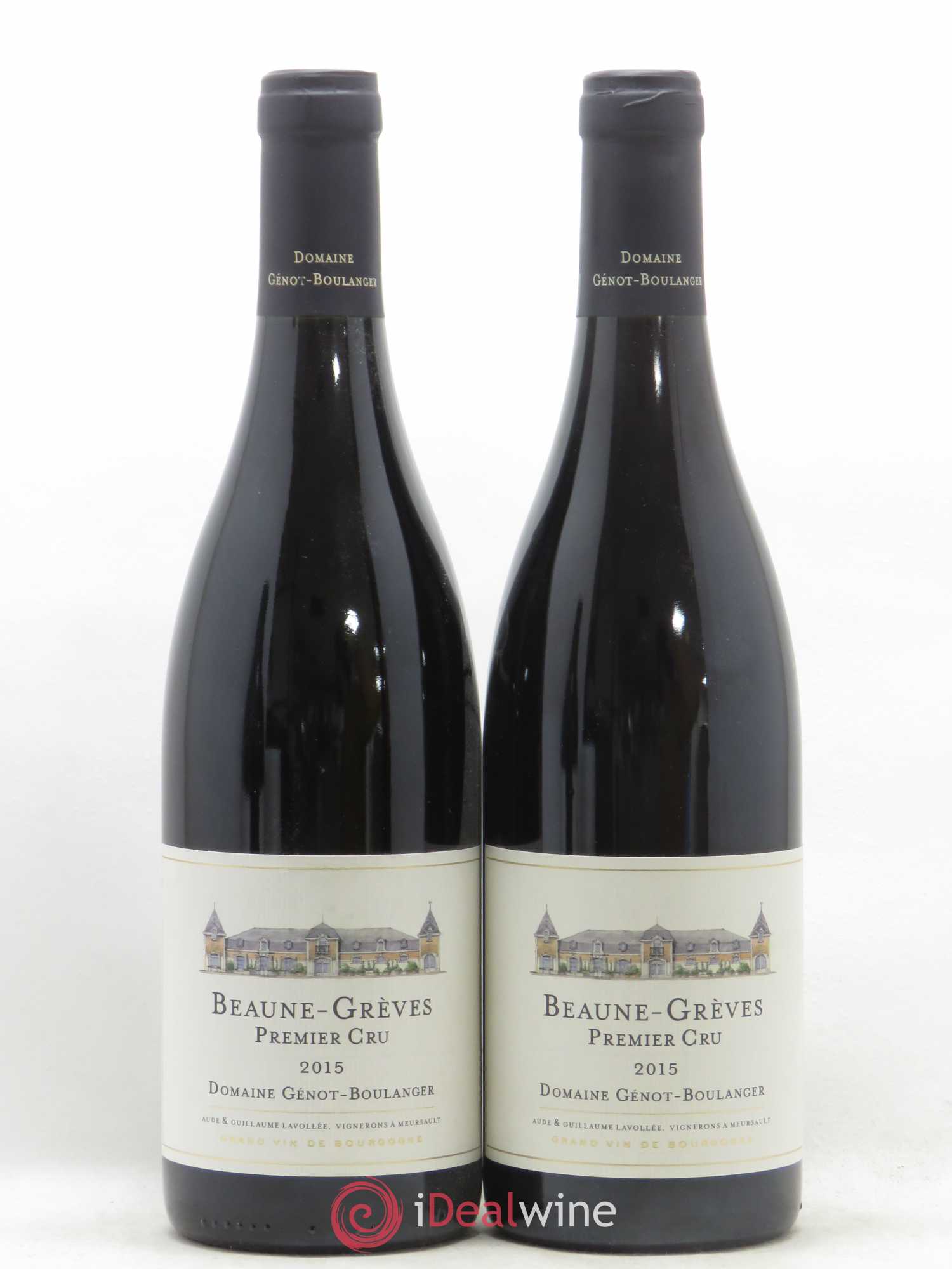 Beaune 1er Cru Grèves Genot Boulanger 2015 - Posten von 2 Flaschen - 0