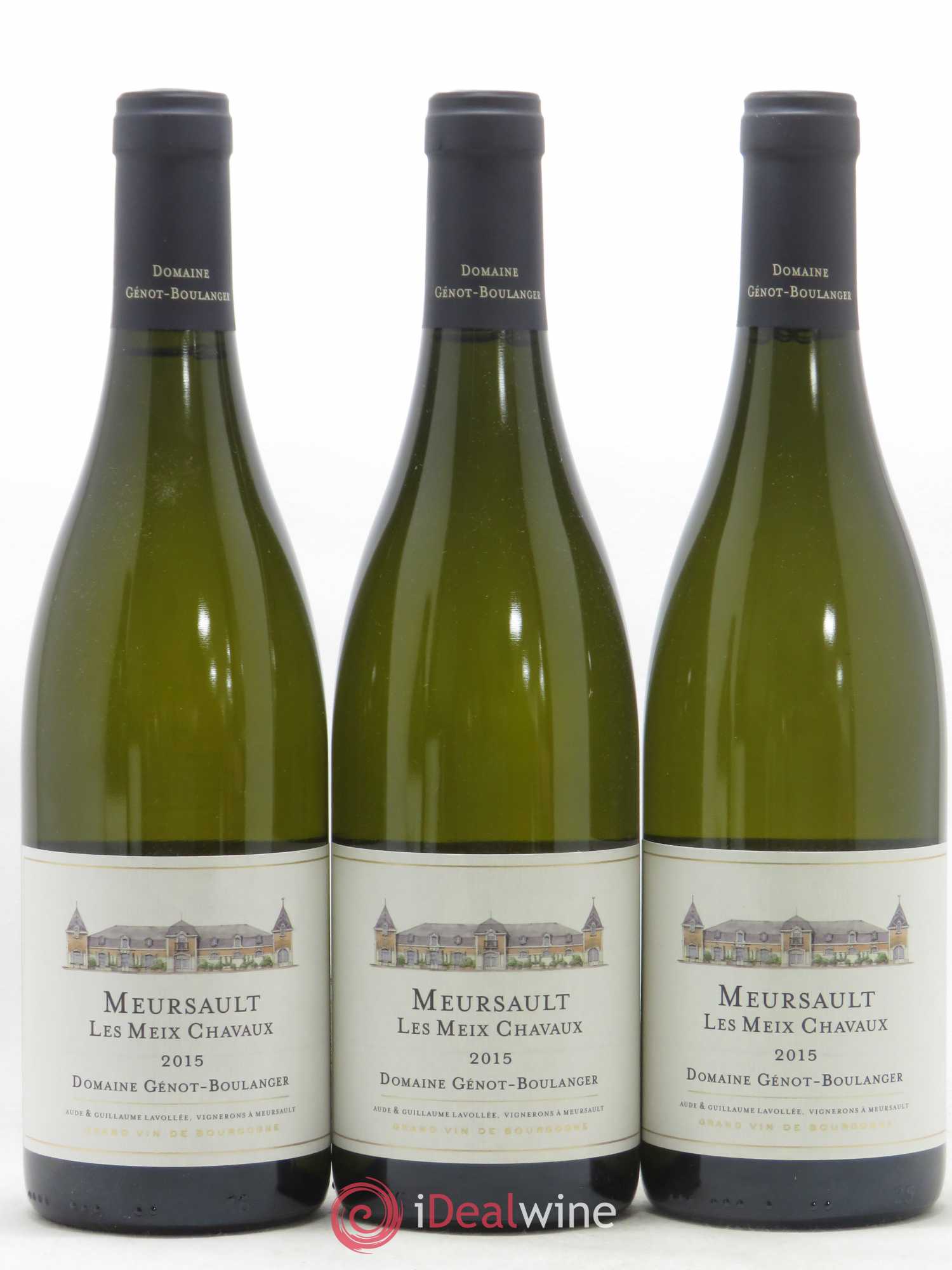Meursault Meix Chavaux Génot Boulanger 2015 - Posten von 3 Flaschen - 0