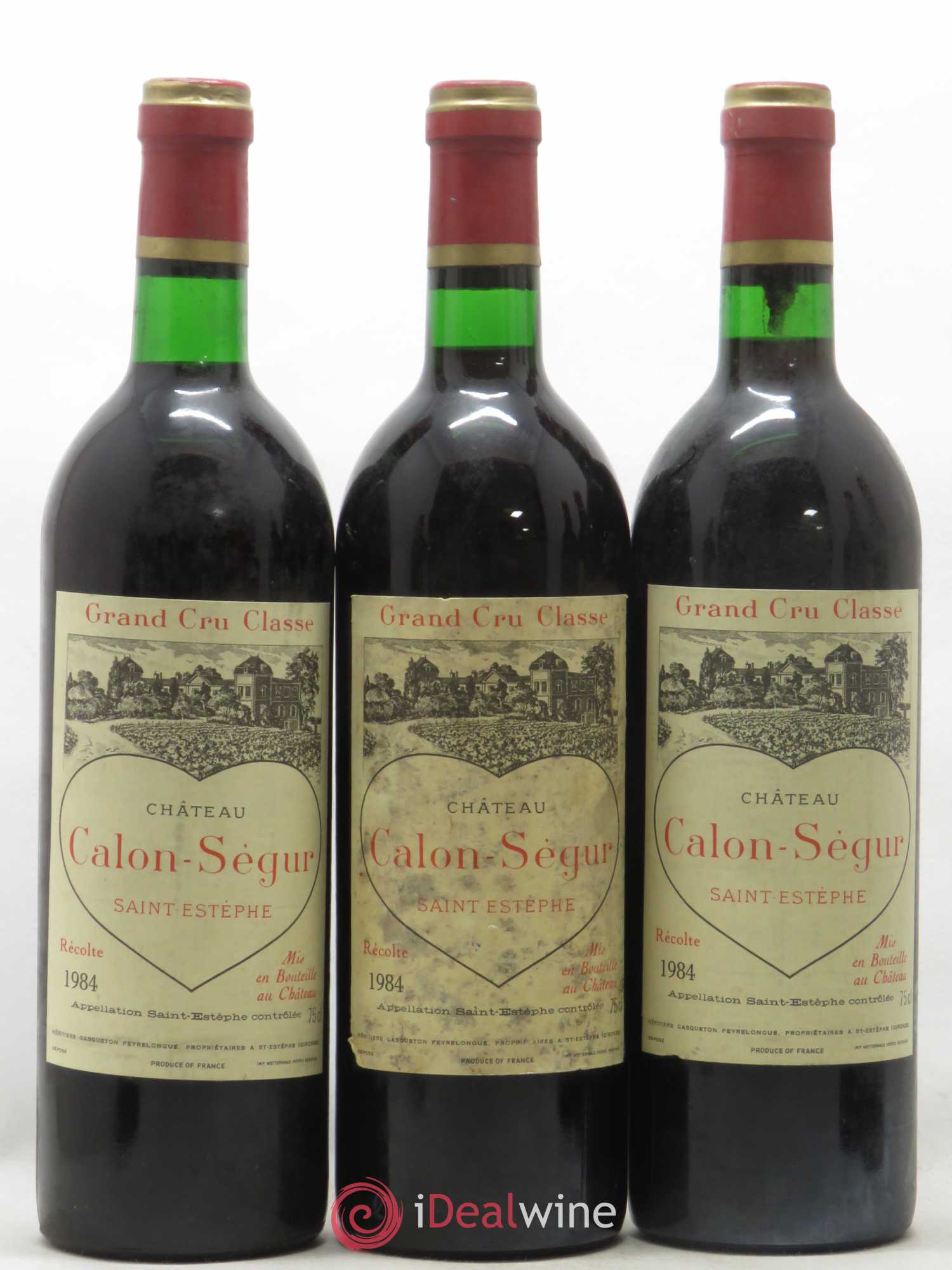 Château Calon Ségur 3ème Grand Cru Classé 1984 - Lot de 6 bouteilles - 1