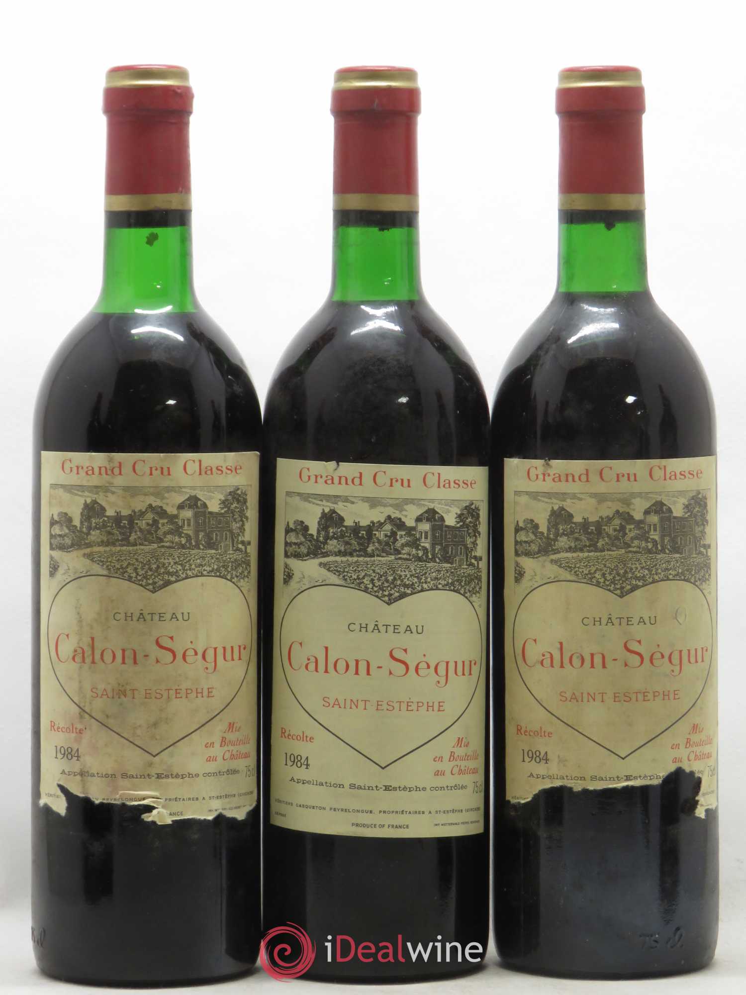 Château Calon Ségur 3ème Grand Cru Classé 1984 - Lot de 6 bouteilles - 2