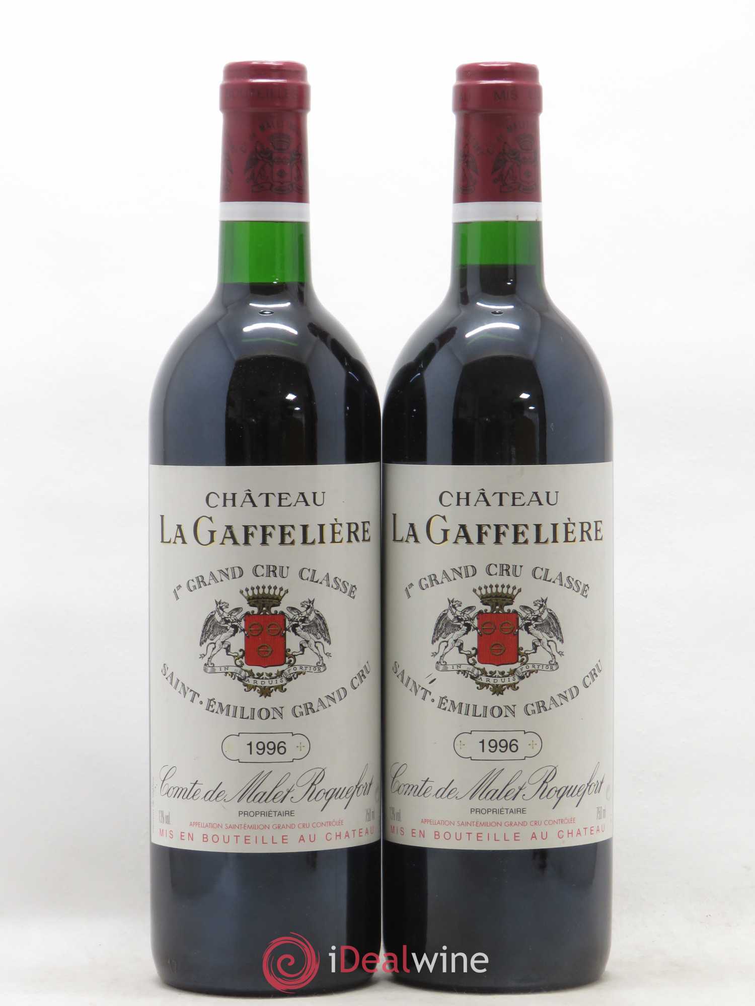 Château la Gaffelière 1er Grand Cru Classé B 1996 - Lot de 2 bouteilles - 0