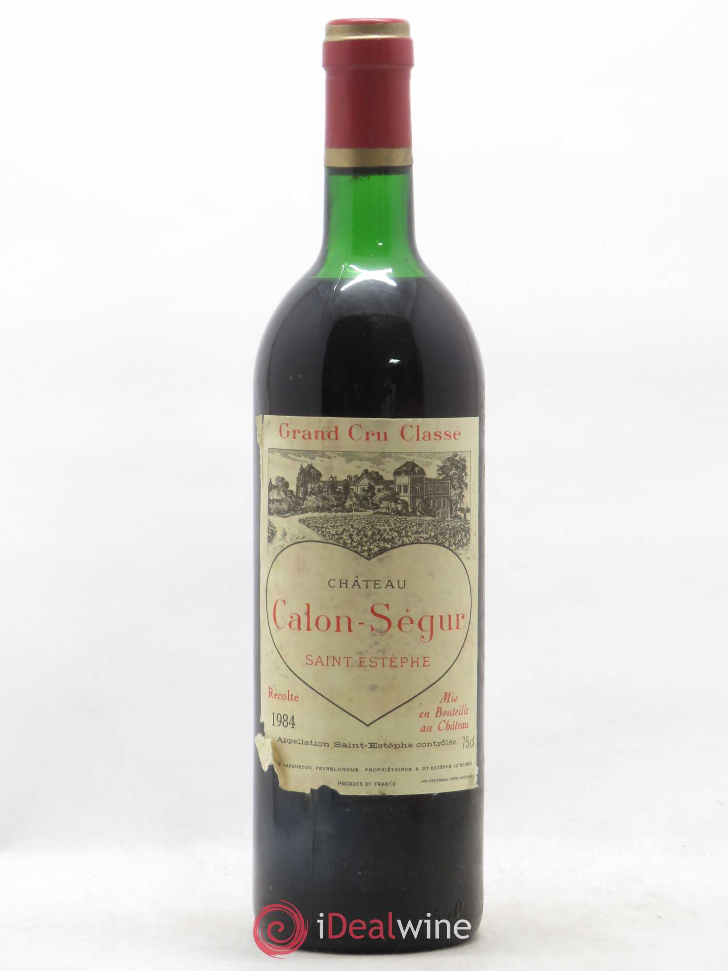 Château Calon Ségur 3ème Grand Cru Classé 1984 - Lot de 1 bouteille - 0