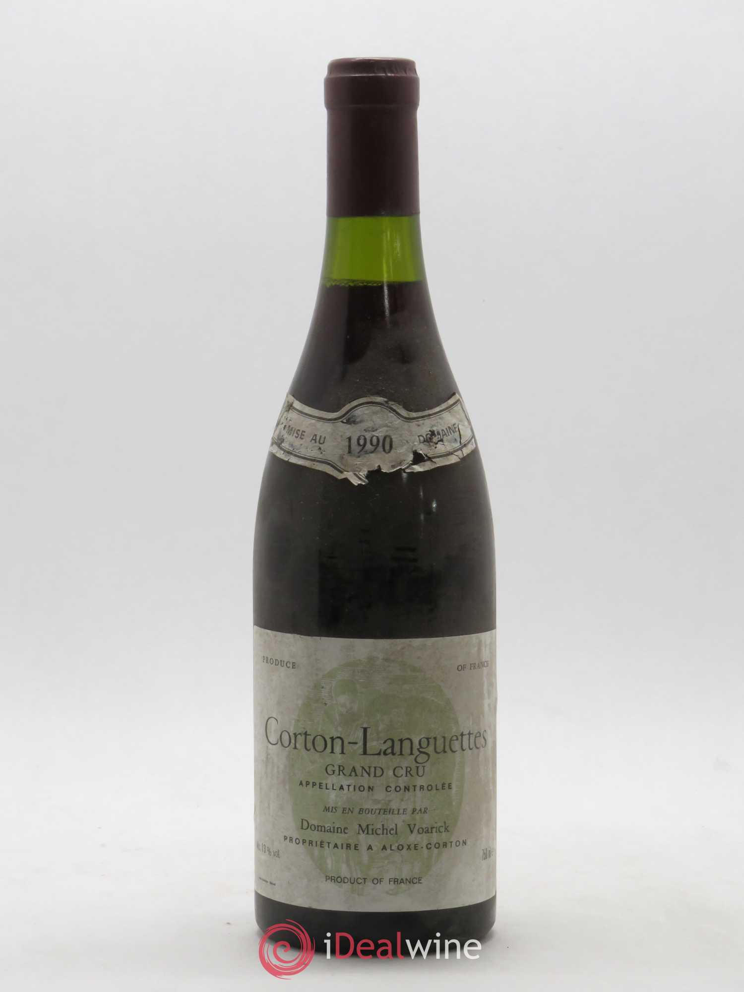 Corton Grand Cru Languettes Domaine Michel Voarick 1990 - Posten von 1 Flasche - 0