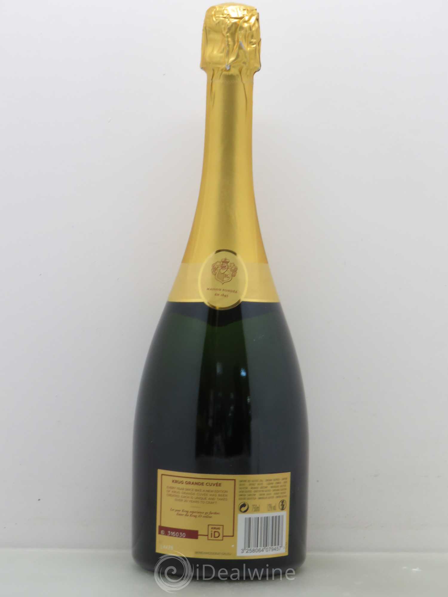 Grande Cuvée Brut Krug - Lot de 1 bouteille - 1