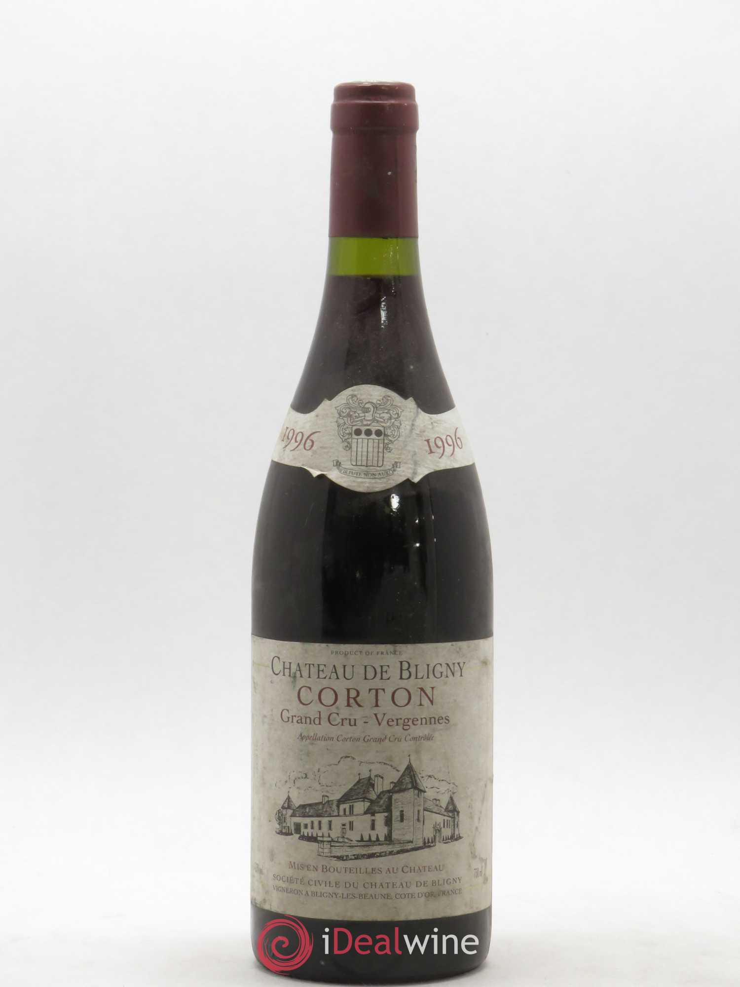 Corton Grand Cru Vergennes Château de Bligny 1996 - Posten von 1 Flasche - 0
