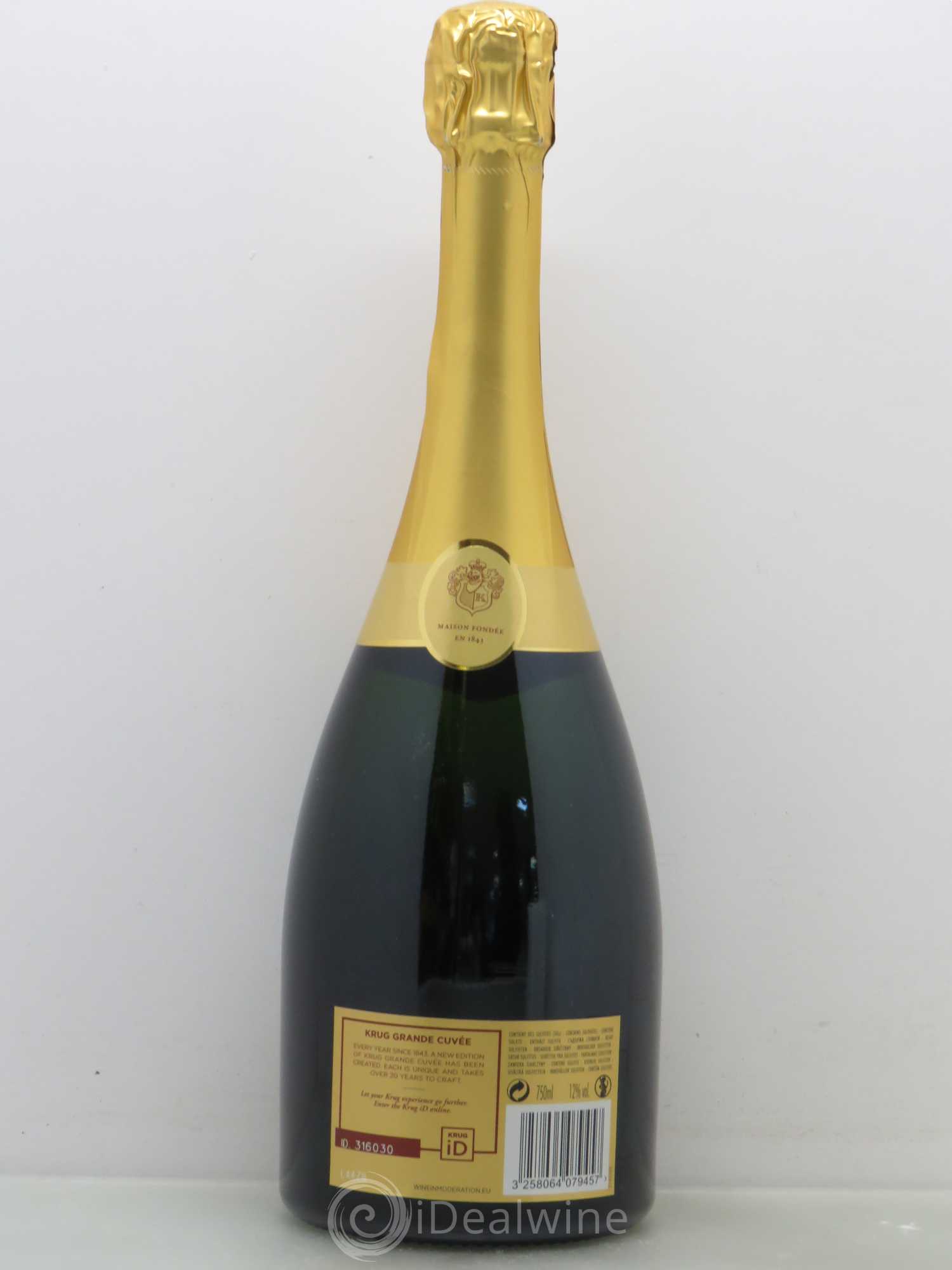Grande Cuvée Brut Krug - Lot de 1 bouteille - 1