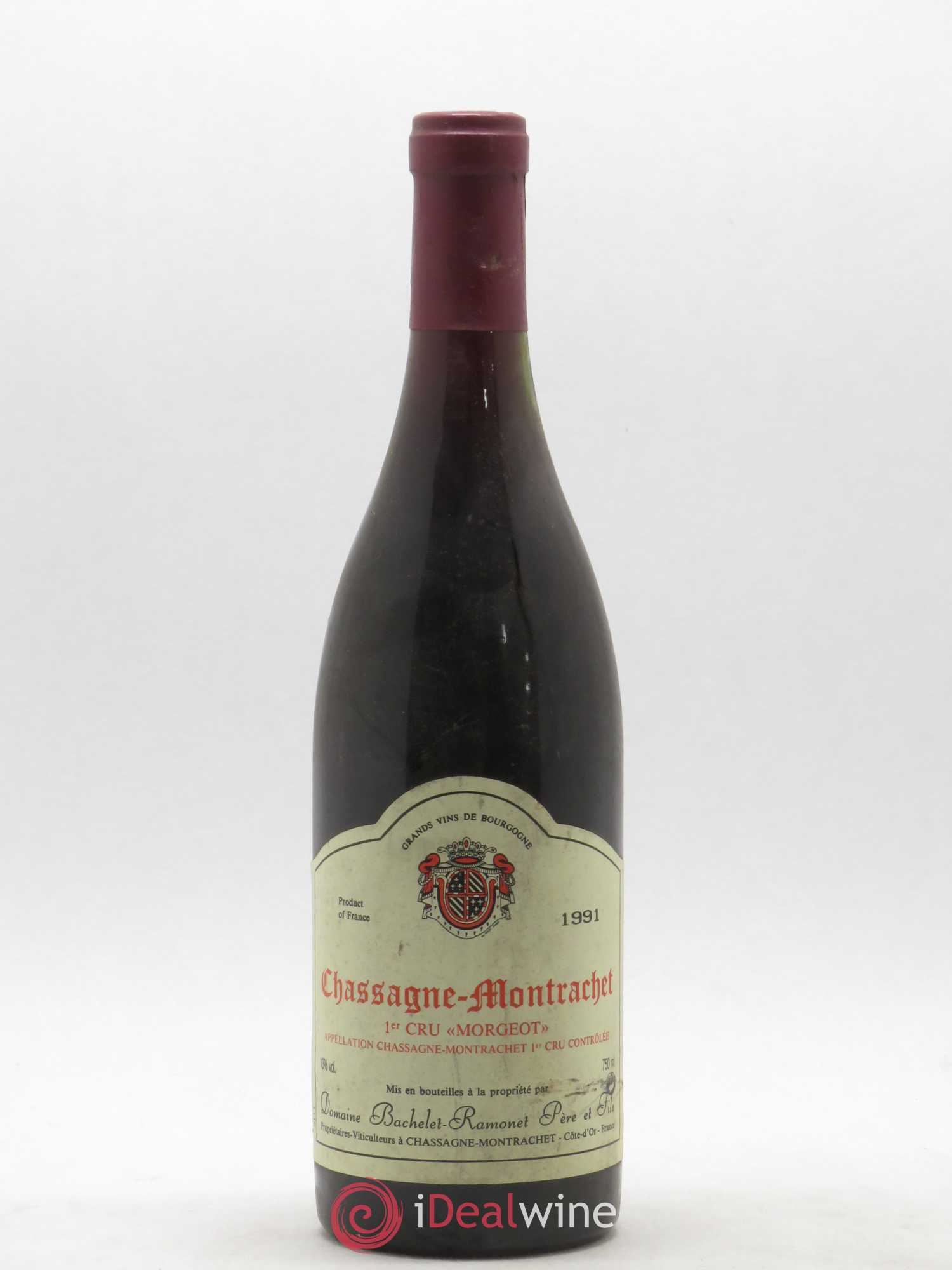 Chassagne-Montrachet 1er Cru Morgeot Bachelet-Ramonet 1991 - Lot de 1 bouteille - 0