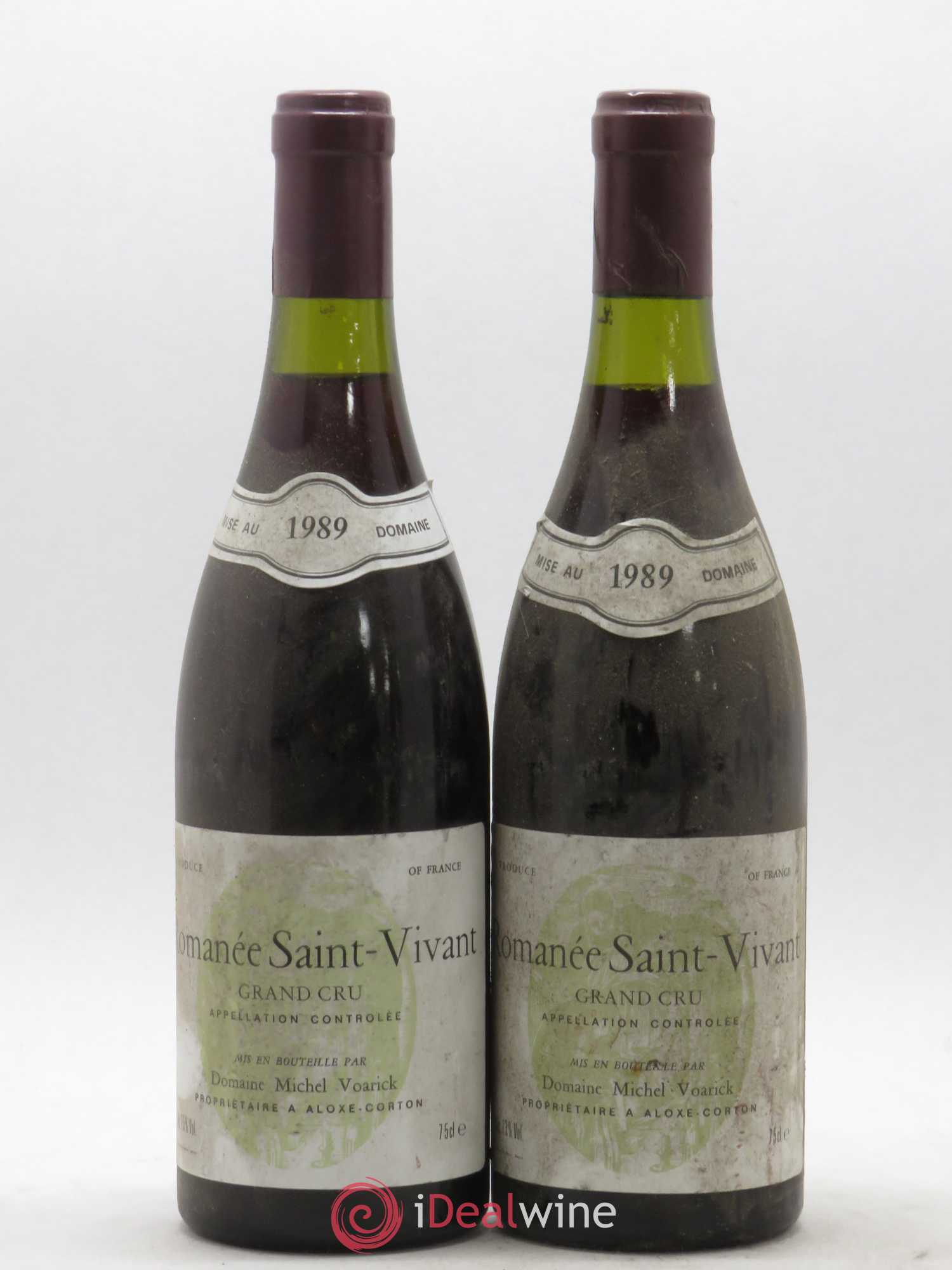 Romanée-Saint-Vivant Grand Cru Domaine Michel Voarick 1989 - Lot de 2 bouteilles - 0