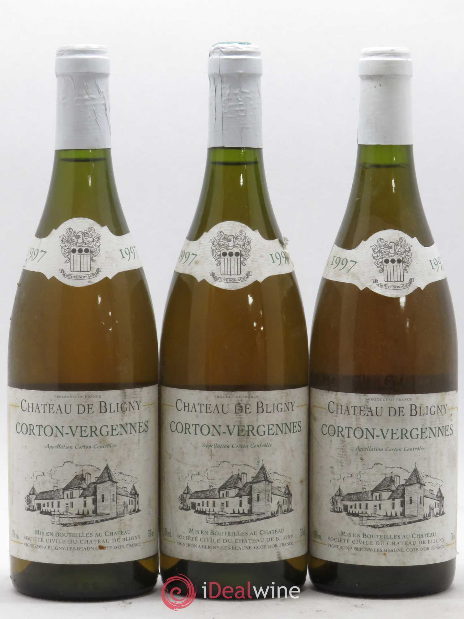 Corton Grand Cru Vergennes Château de Bligny 1997 - Posten von 3 Flaschen - 0