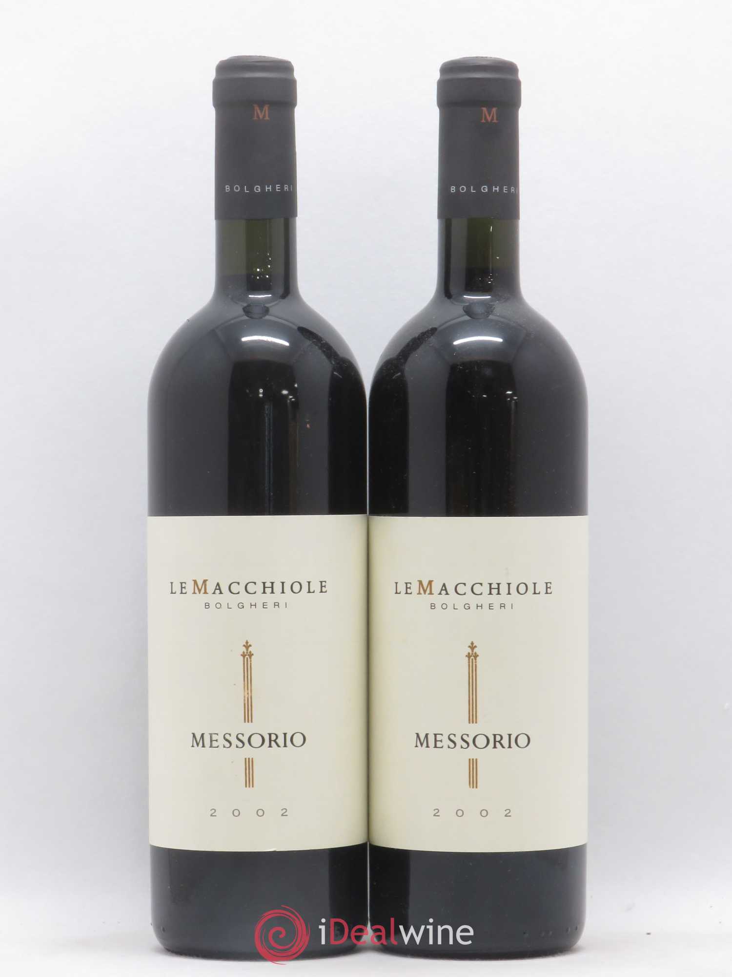 Toscana IGT Le Macchiole Messorio 2002 - Lot de 2 bouteilles - 0