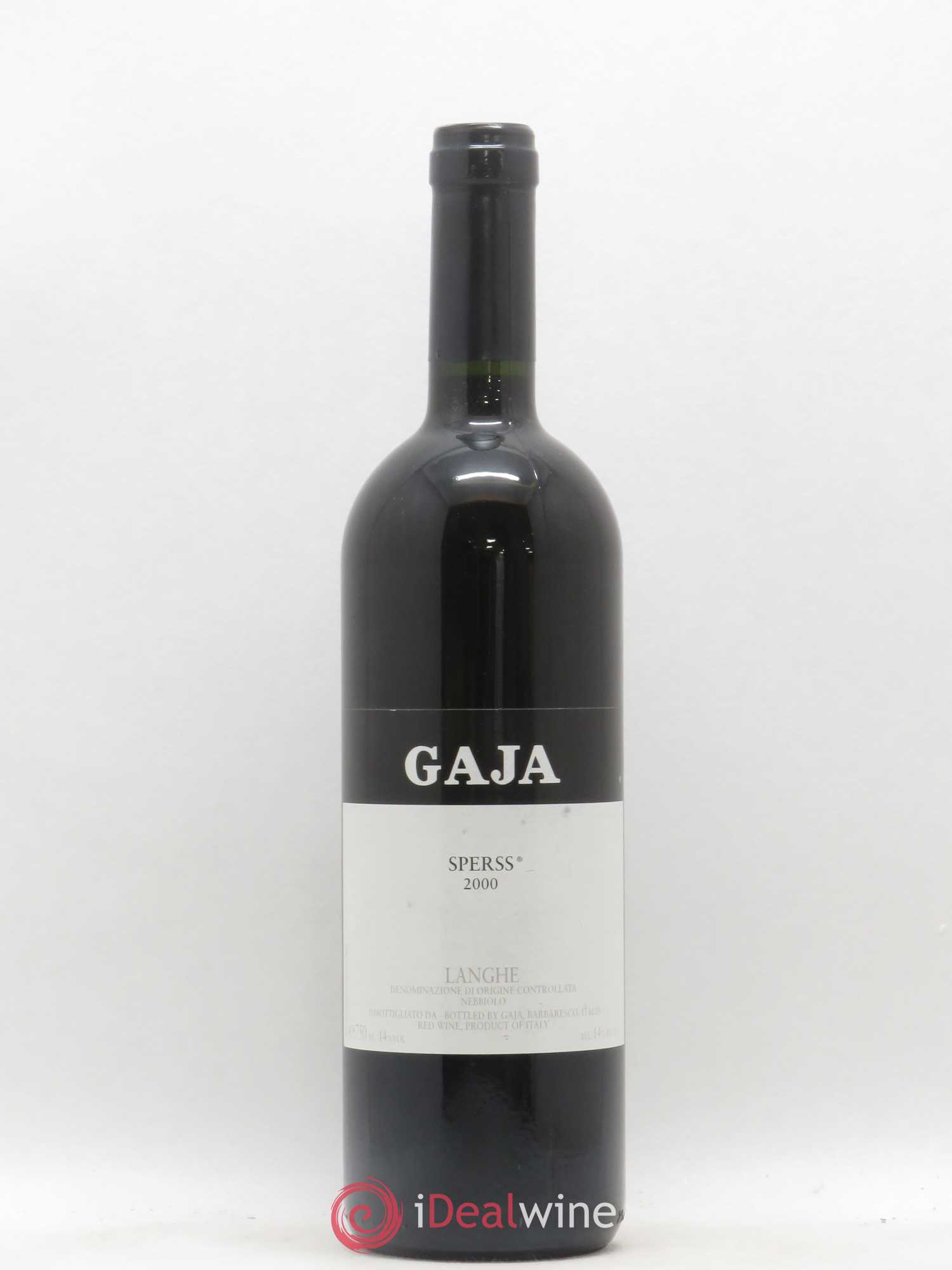 Langhe Sperss Angelo Gaja 2000 - Lot de 1 bouteille - 0