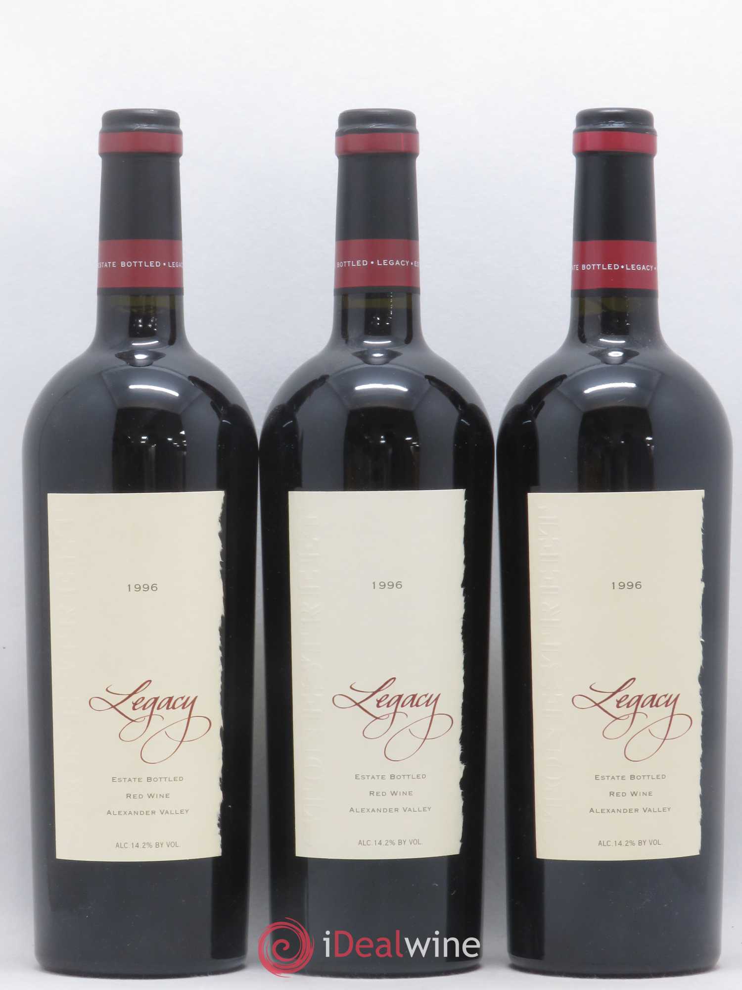 USA Alexander Valley Legacy Stonestreet Estate 1996 - Posten von 3 Flaschen - 0