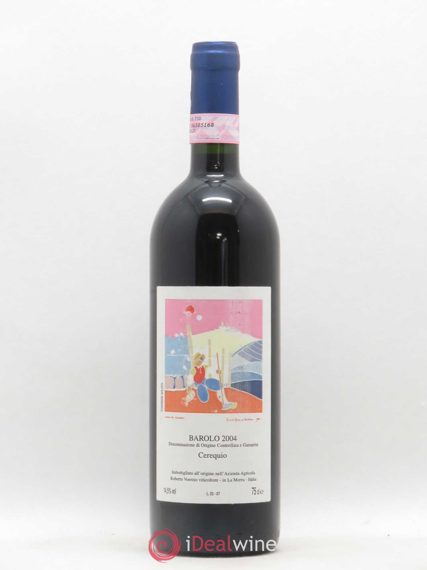 Barolo DOCG Cerequio Roberto Voerzio 2004 - Lot de 1 bouteille - 0