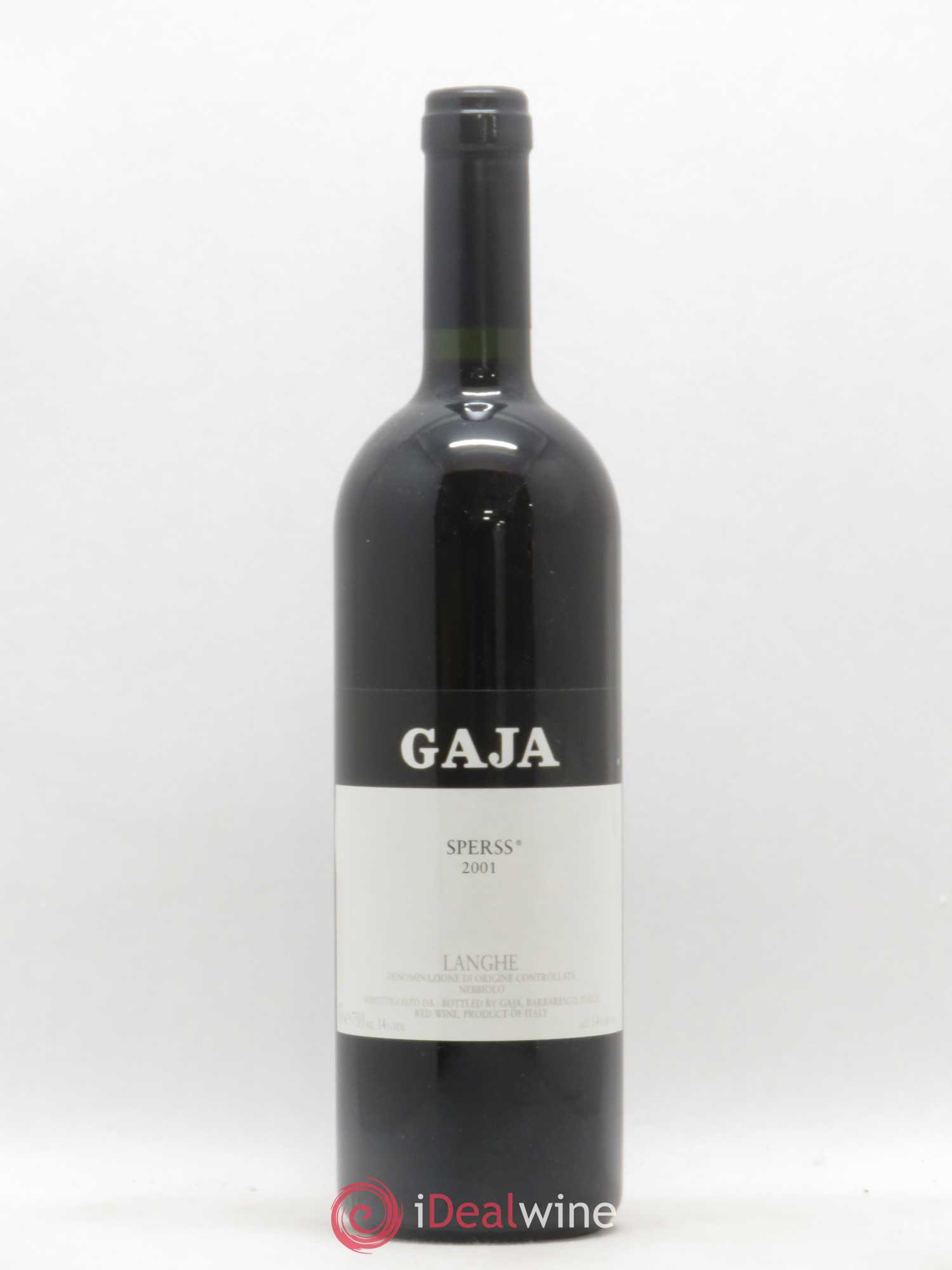 Langhe Sperss Angelo Gaja 2001 - Lot de 1 bouteille - 0