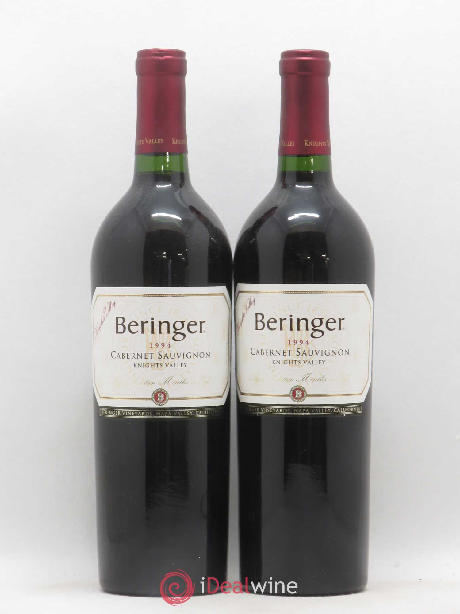 USA Napa Valley Knights Valley Beringer Winery 1994 - Posten von 2 Flaschen - 0