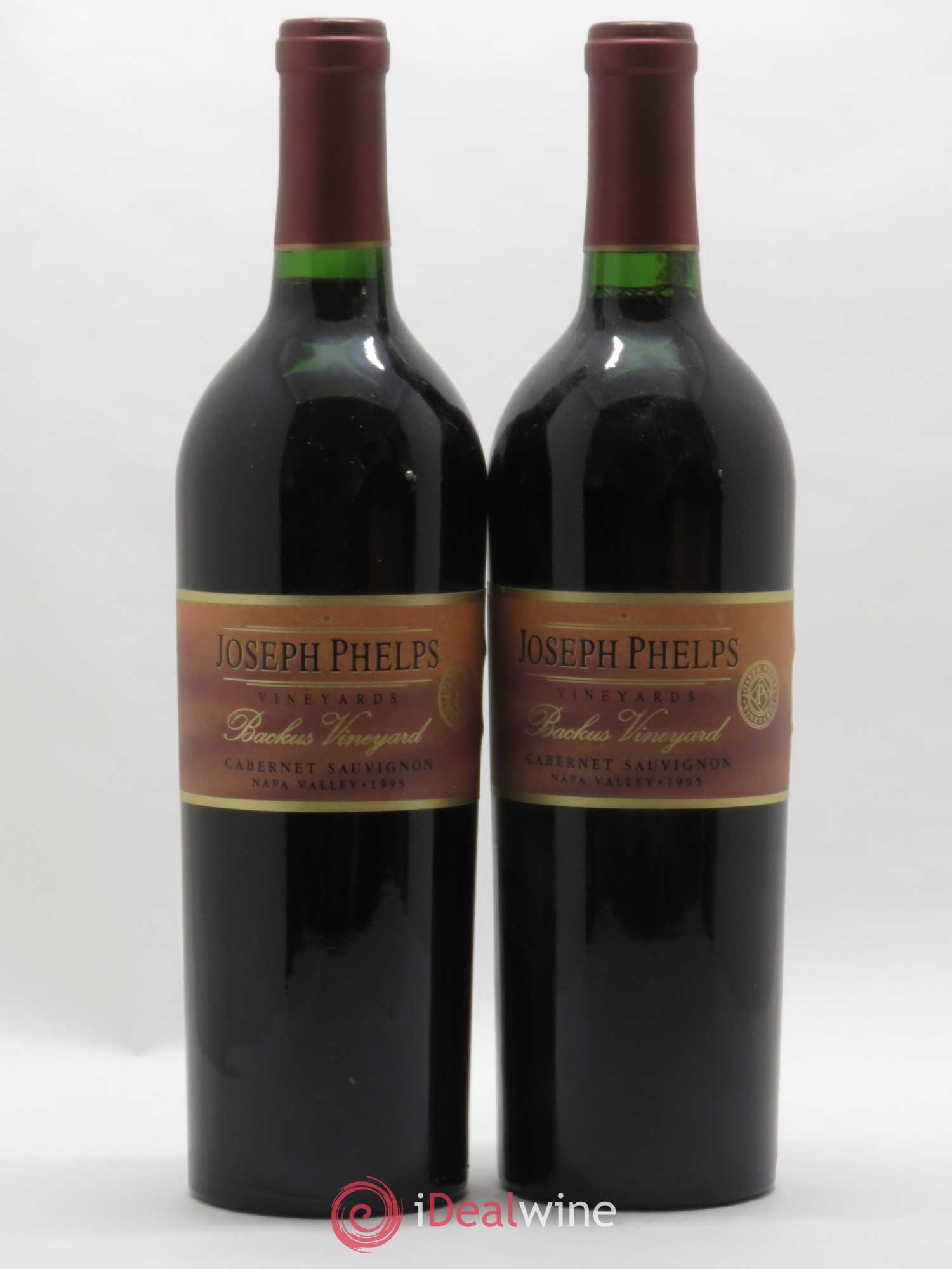 USA Napa Valley Joseph Phelps Backus Vineyard Cabernet Sauvignon 1995 - Posten von 2 Flaschen - 0