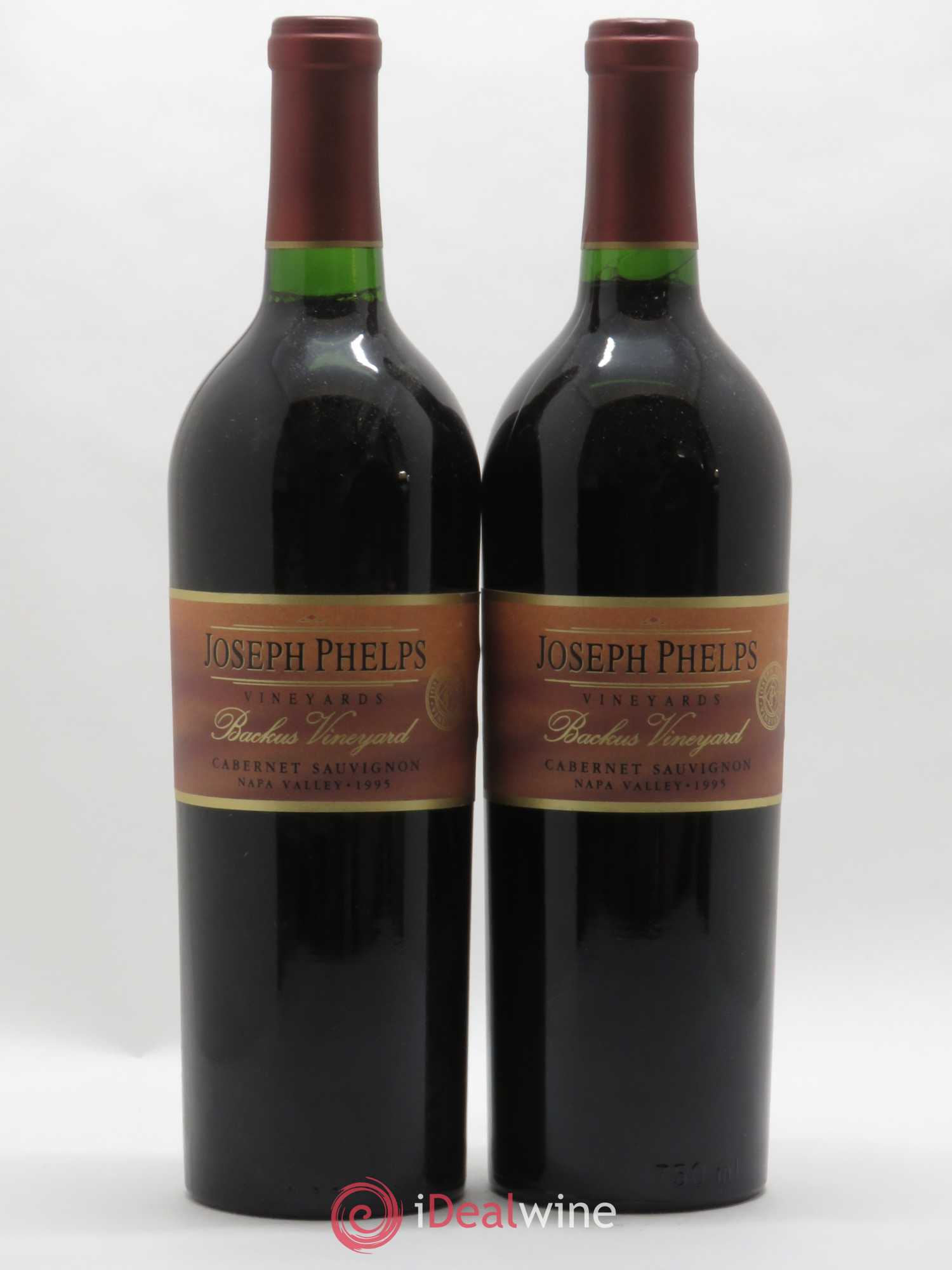 USA Napa Valley Joseph Phelps Backus Vineyard Cabernet Sauvignon 1995 - Posten von 2 Flaschen - 0