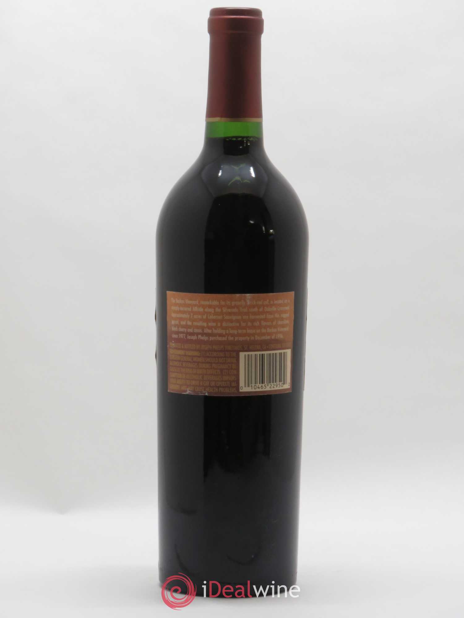 USA Napa Valley Joseph Phelps Backus Vineyard Cabernet Sauvignon 1995 - Posten von 1 Flasche - 1