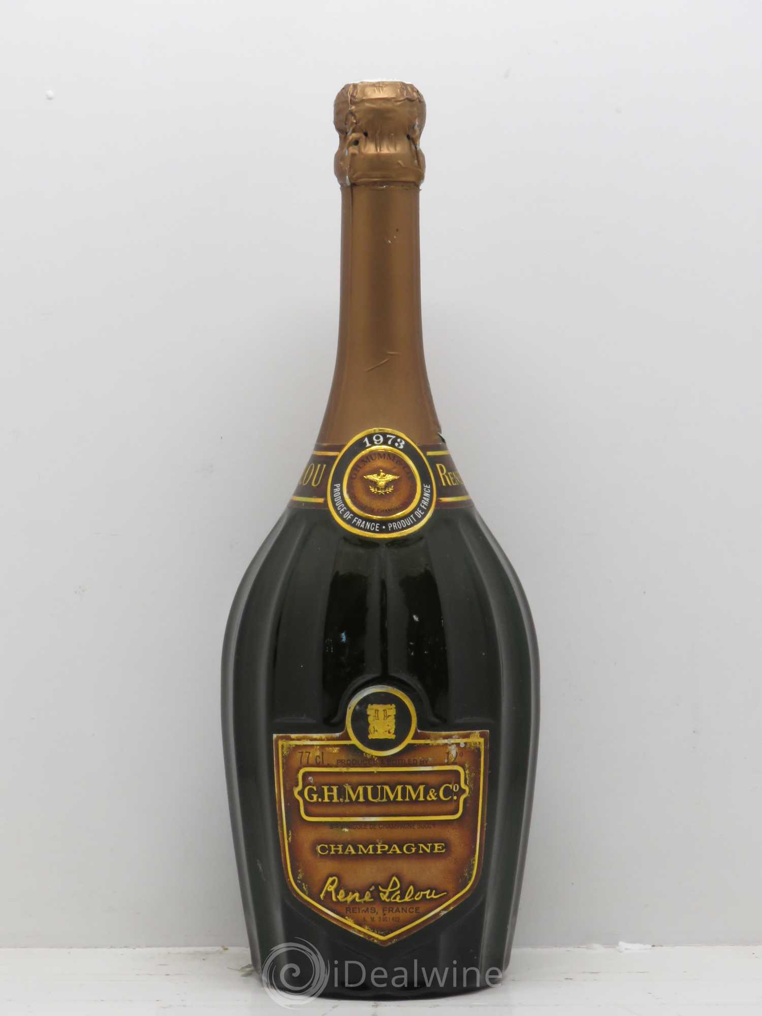 René Lalou Mumm 1973 - Lot de 1 bouteille - 0