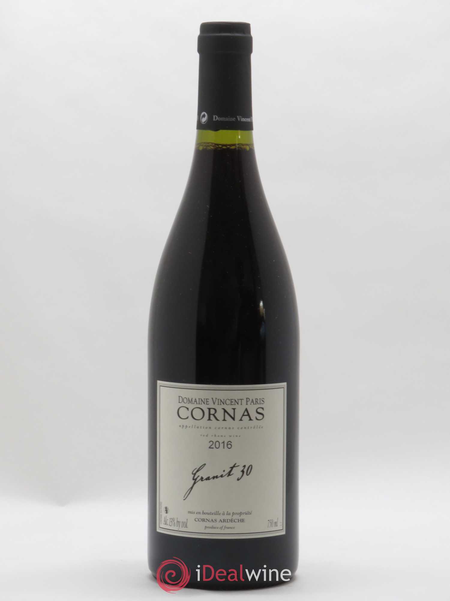 Cornas Granit 30 Vincent Paris 2016 - Lot de 1 bouteille - 0