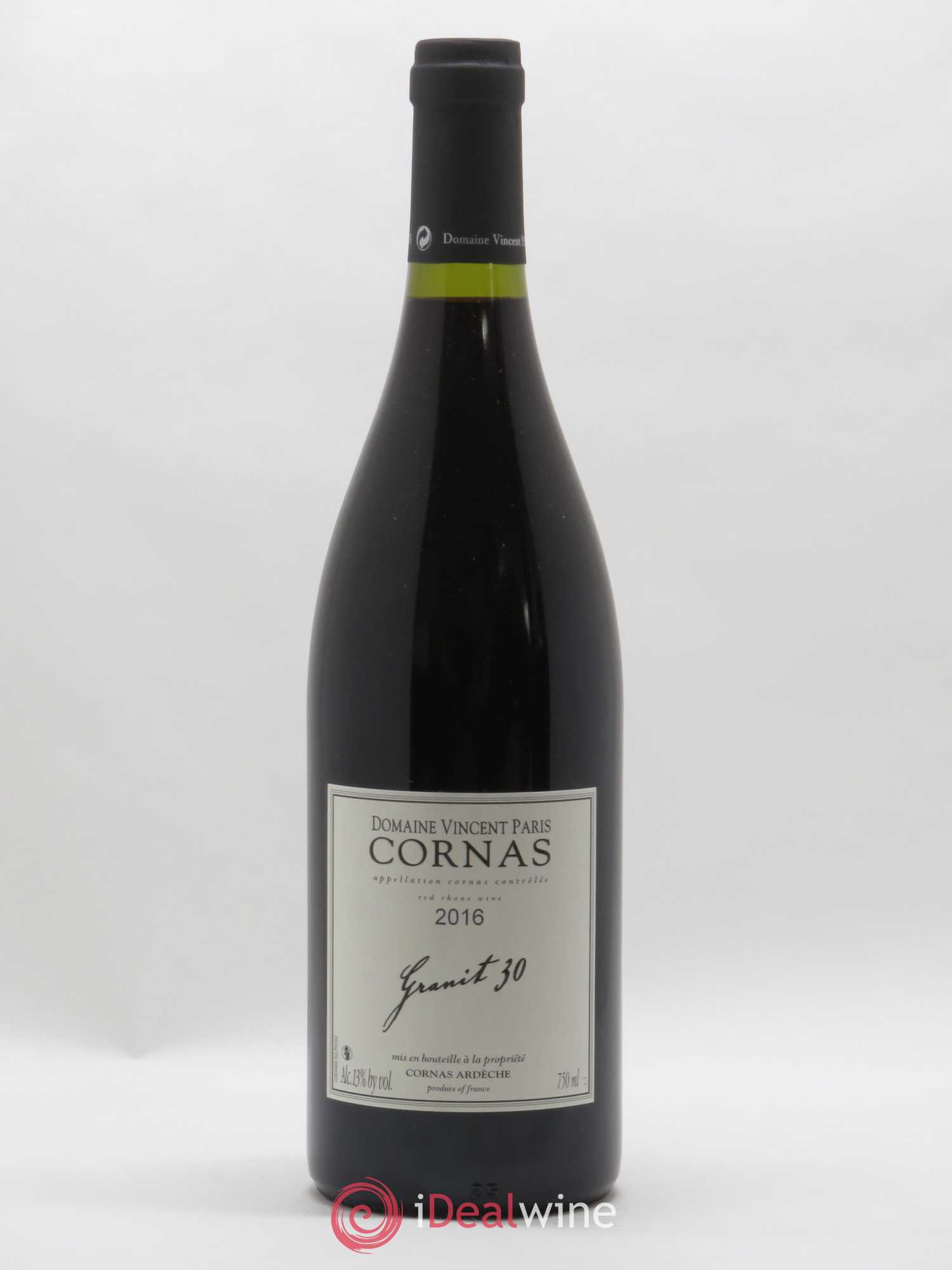 Cornas Granit 30 Vincent Paris 2016 - Lot de 1 bouteille - 0
