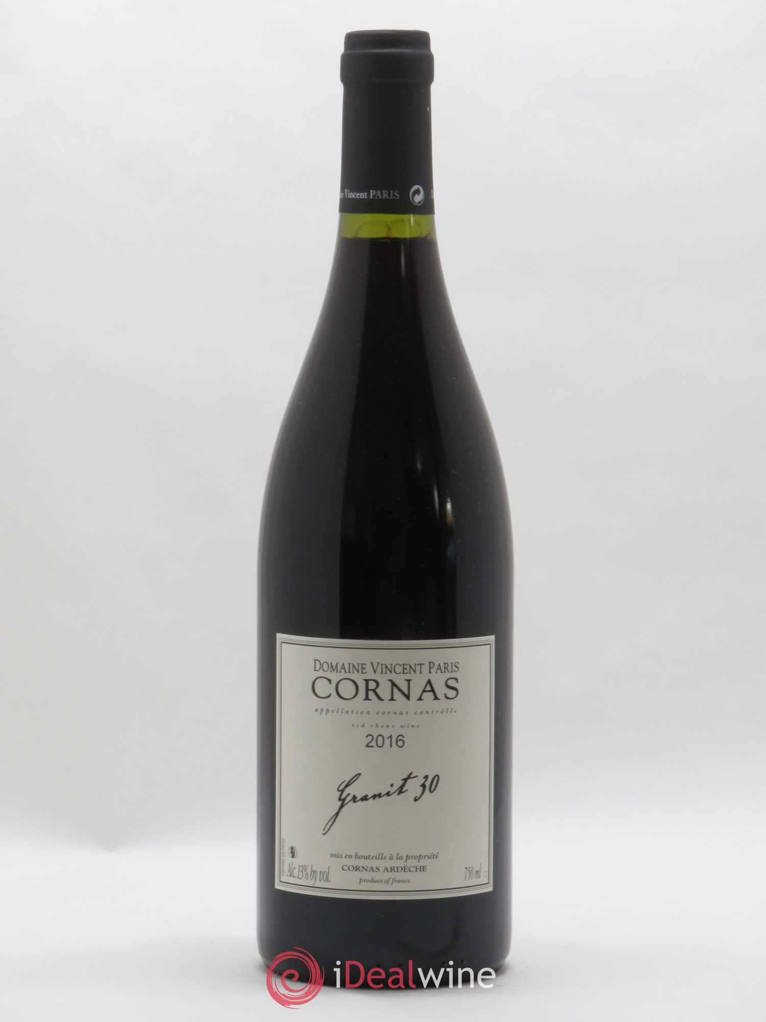 Cornas Granit 30 Vincent Paris 2016 - Lot de 1 bouteille - 0
