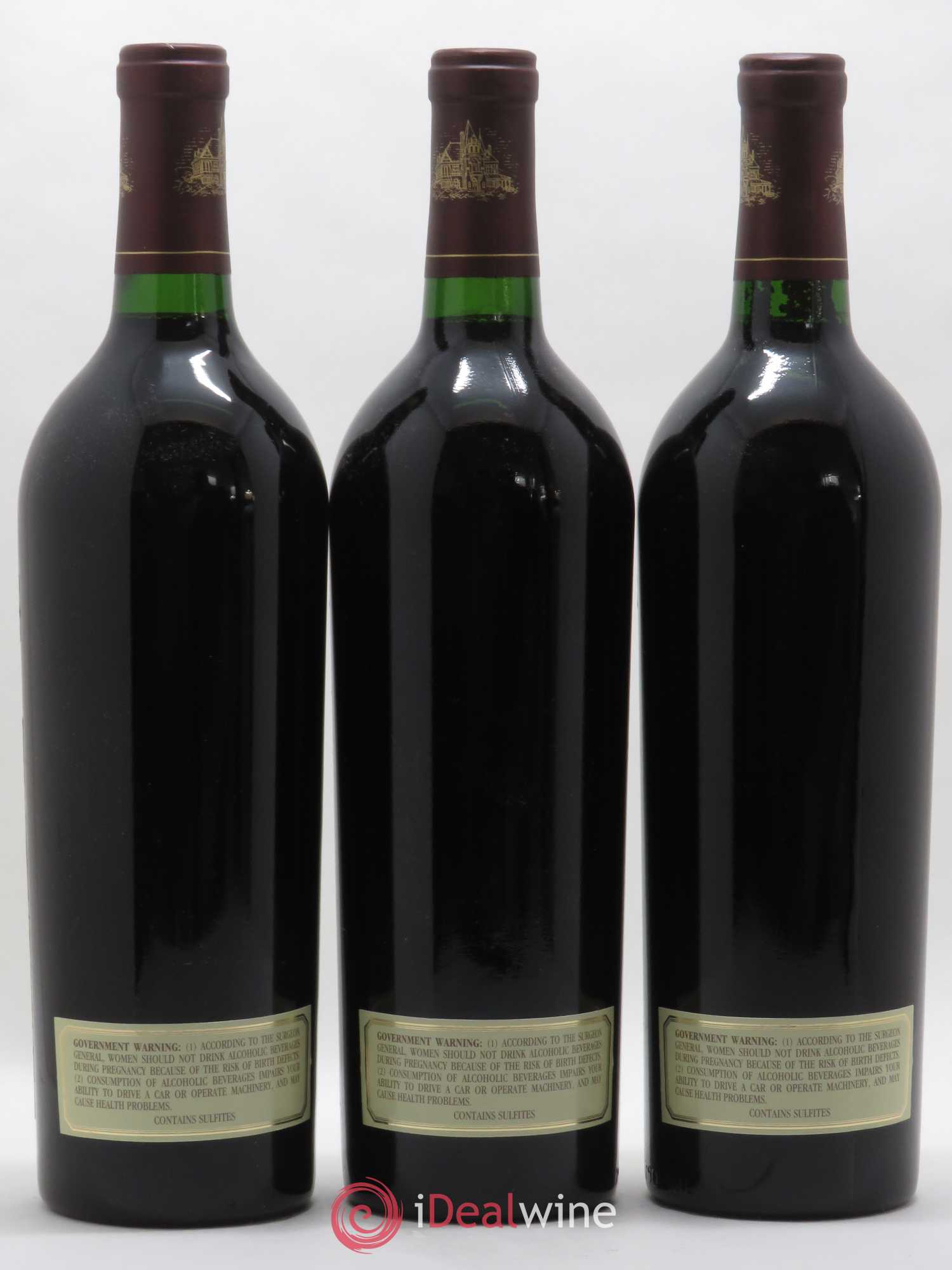 USA Napa Valley Beringer Cabernet Sauvignon Private Reserve 1994 - Posten von 3 Flaschen - 1