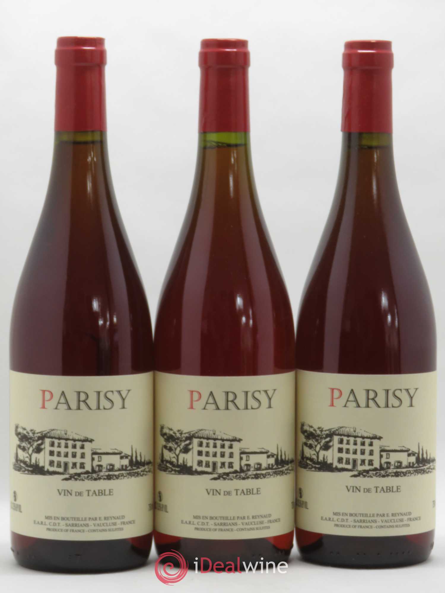 Vin de Table Parisy Emmanuel Reynaud - Lot de 3 bouteilles - 0