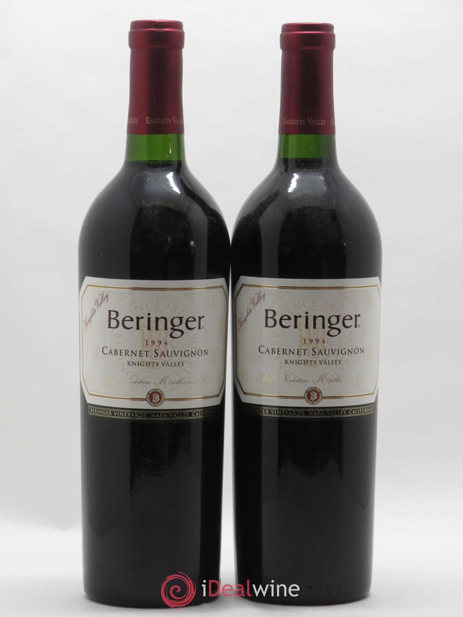 USA Napa Valley Beringer Winery Knights Valley 1994 - Posten von 2 Flaschen - 0