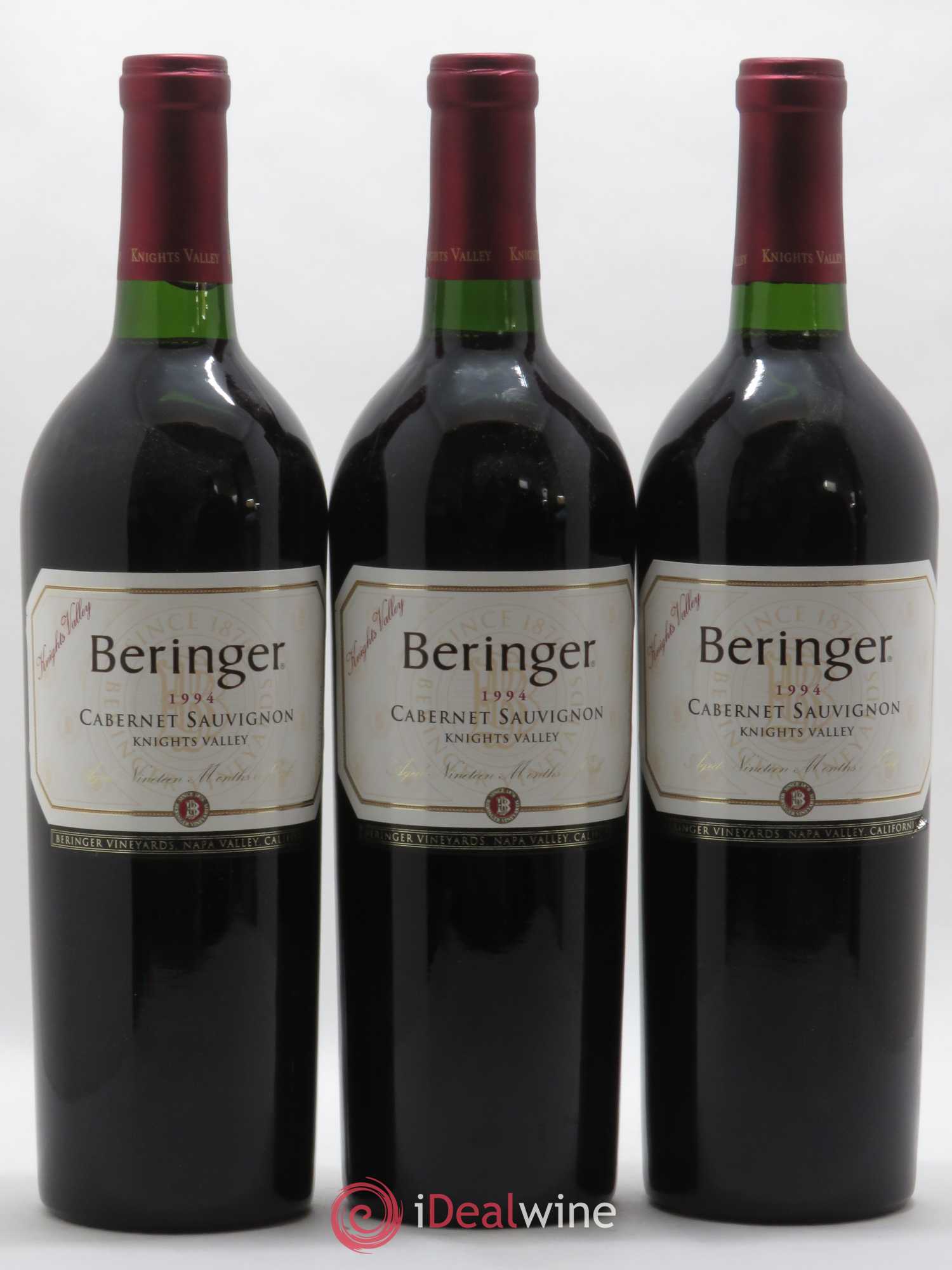 USA Napa Valley Beringer Winery Knights Valley 1994 - Posten von 6 Flaschen - 2