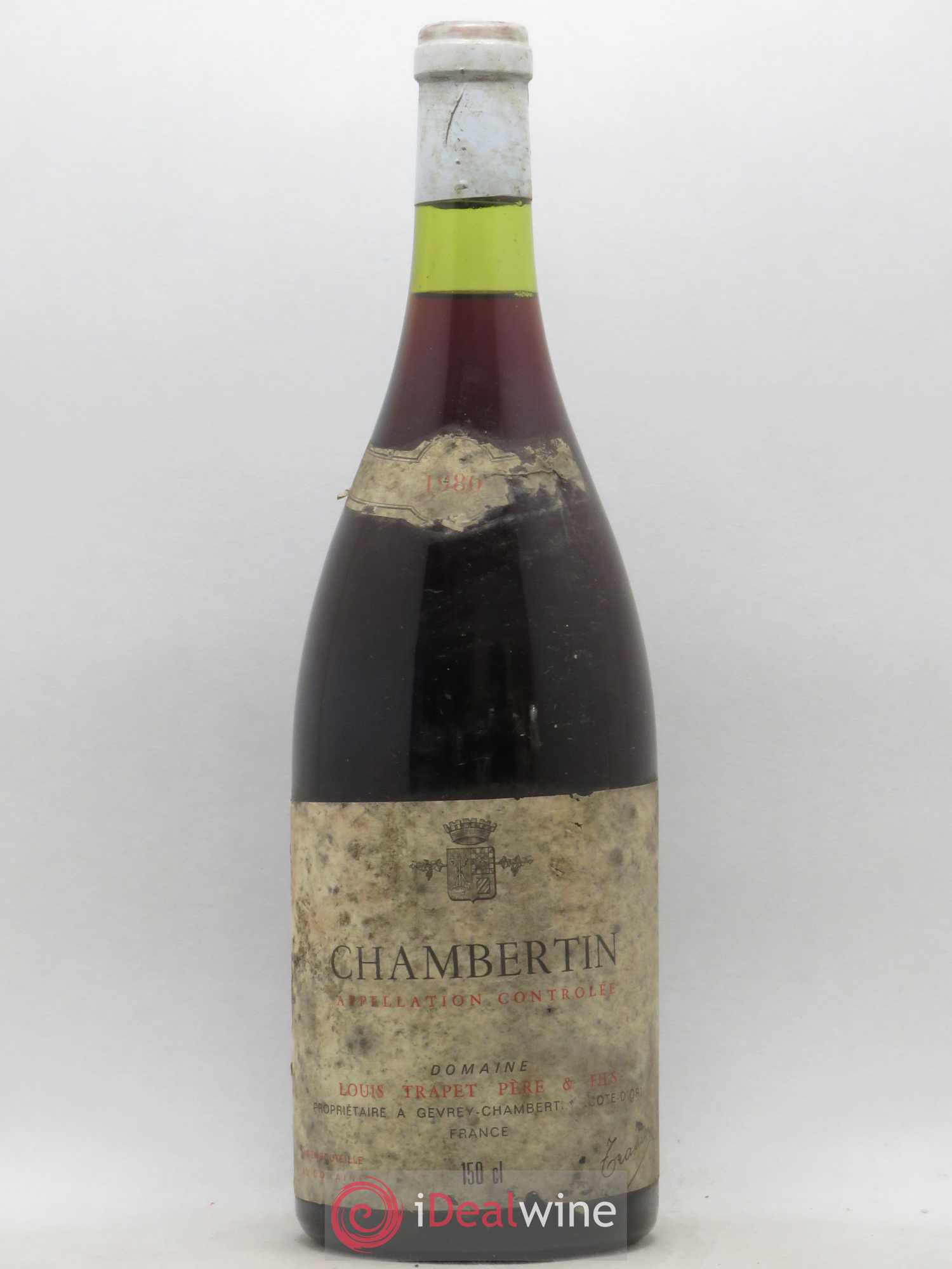 Chambertin Grand Cru Domaine Trapet Louis Trapet 1980 - Lot of 1 magnum - 0