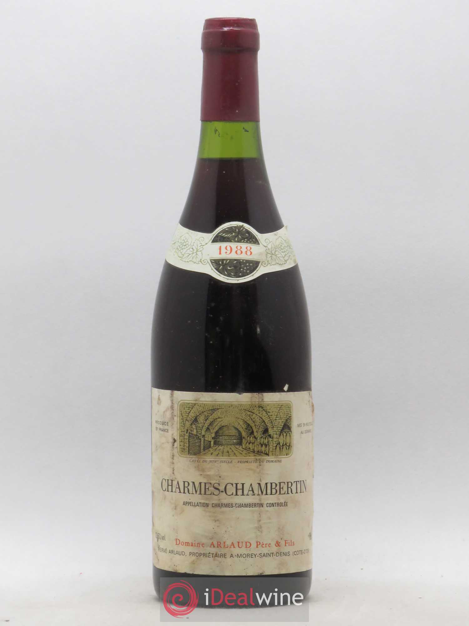 Charmes-Chambertin Grand Cru Arlaud 1988 - Lot de 1 bouteille - 0