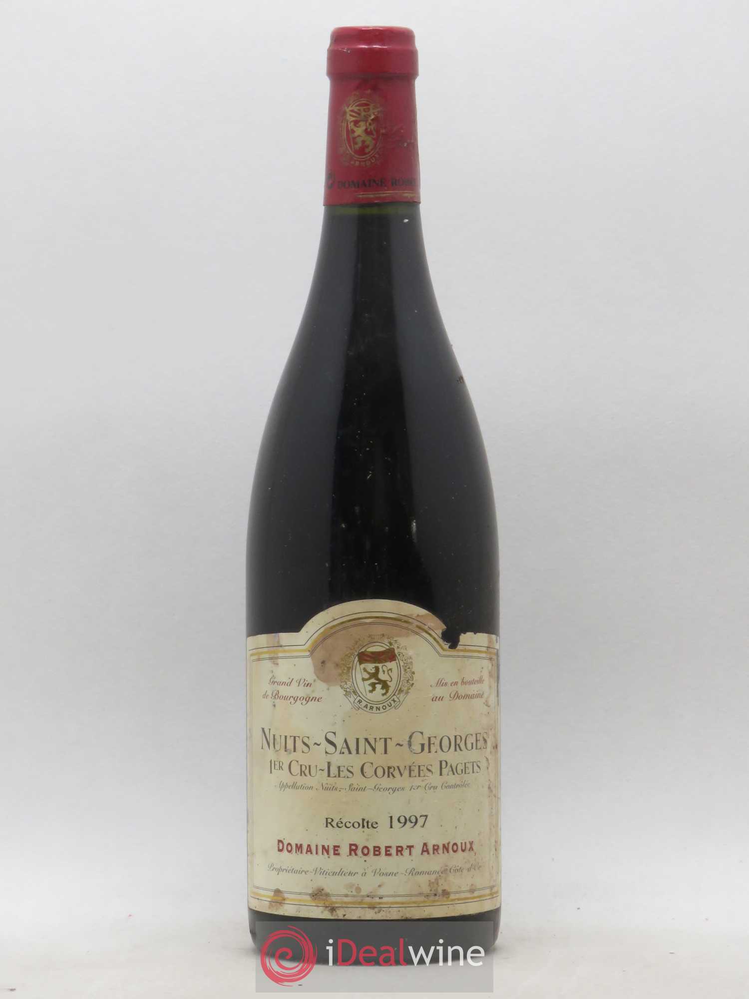 Nuits-Saint-Georges Les Corvées Pagets 1er Cru Robert Arnoux 1997 - Posten von 1 Flasche - 0
