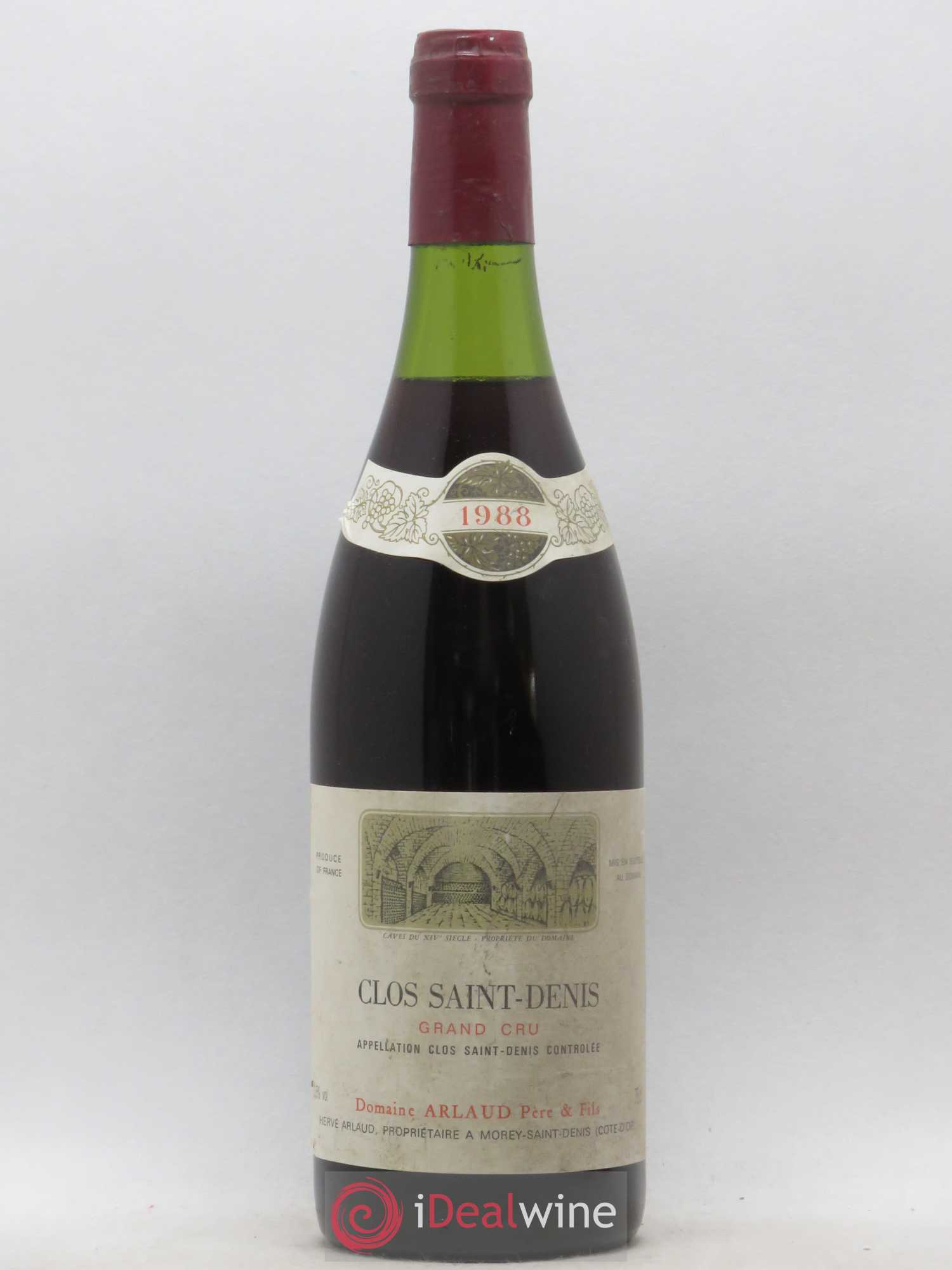 Clos Saint-Denis Grand Cru Arlaud 1988 - Lot de 1 bouteille - 0