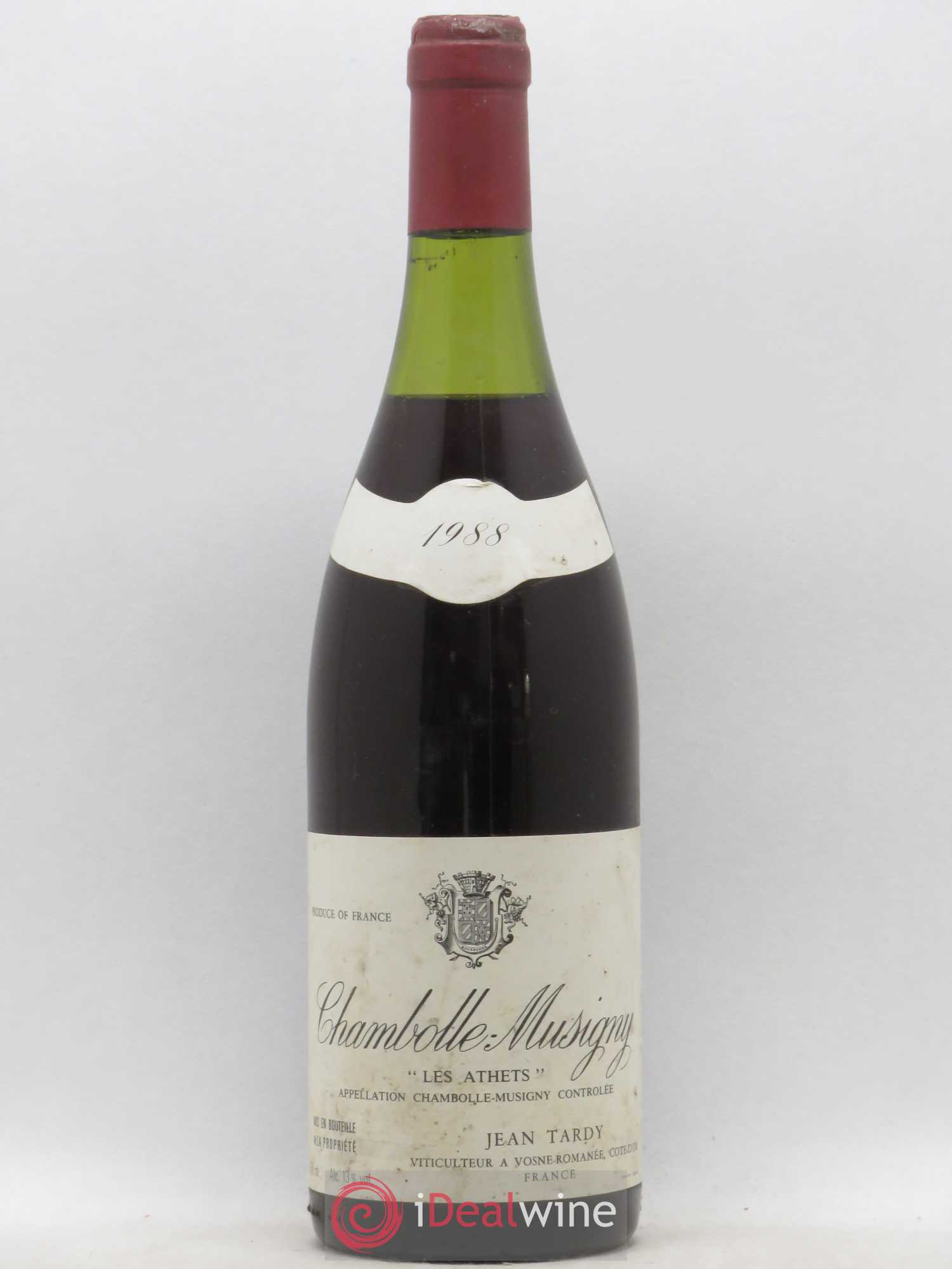 Chambolle-Musigny Les Athets Jean Tardy 1988 - Posten von 1 Flasche - 0