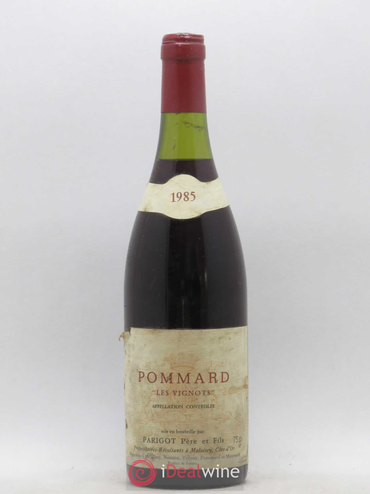 Pommard Les Vignots Parigot 1985 - Posten von 1 Flasche - 0