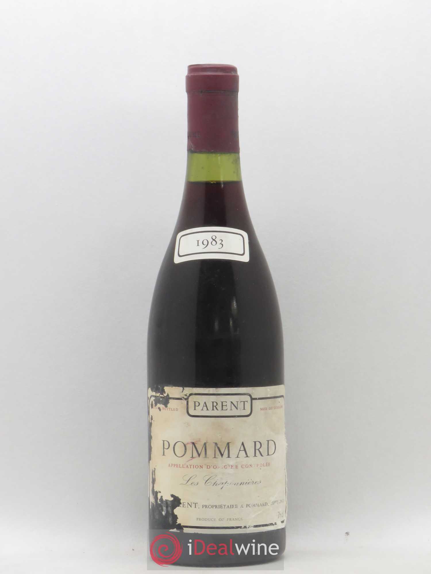 Pommard 1er Cru Les Chaponnières Parent (Domaine) 1983 - Lot of 1 bottle - 0