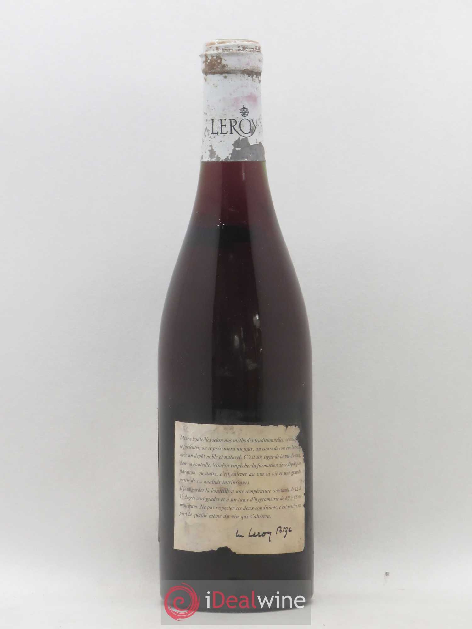 Chambertin Grand Cru Leroy SA 1984 - Lot de 1 bouteille - 1