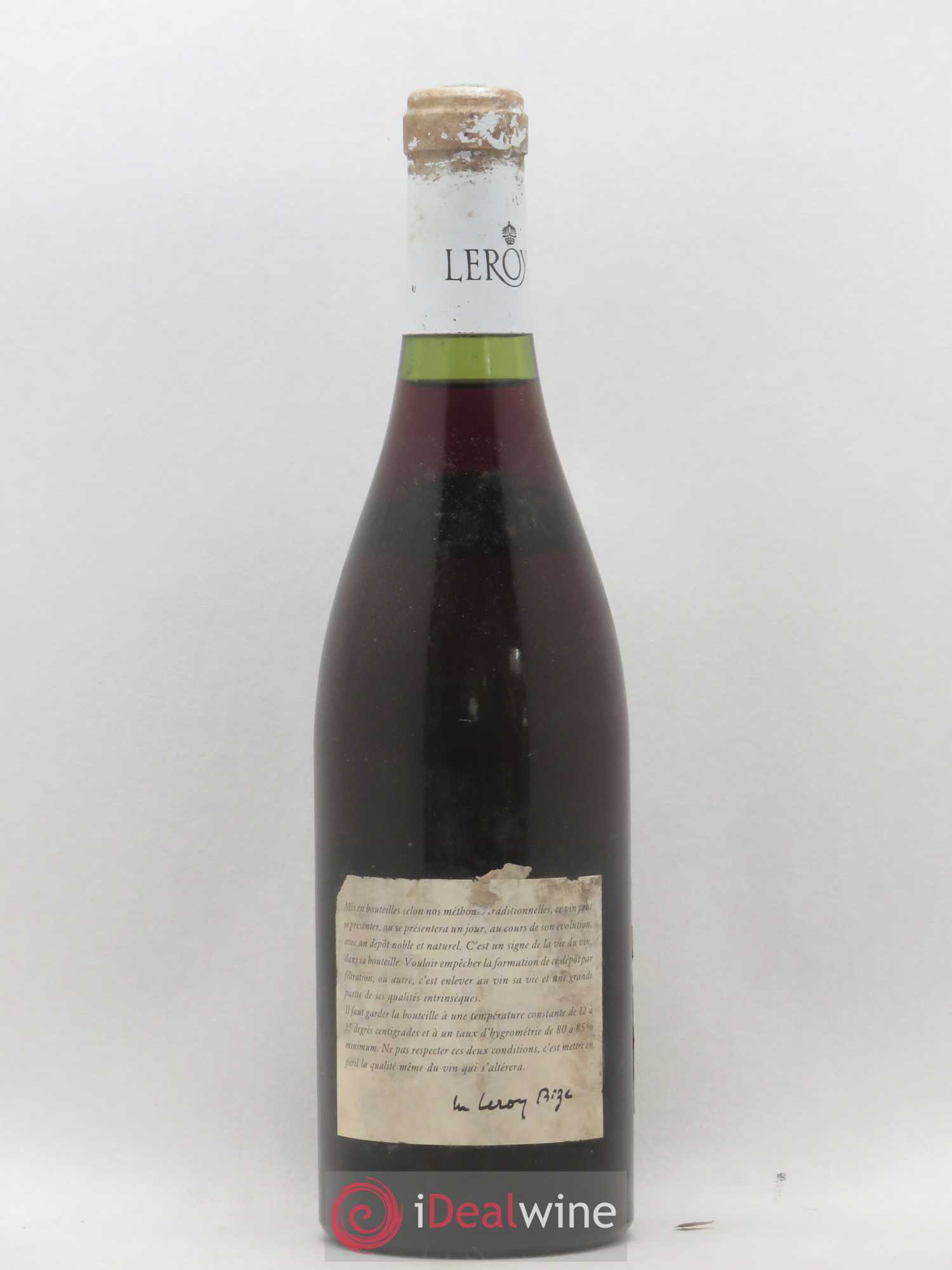 Chambertin Grand Cru Leroy SA 1984 - Lot de 1 bouteille - 1