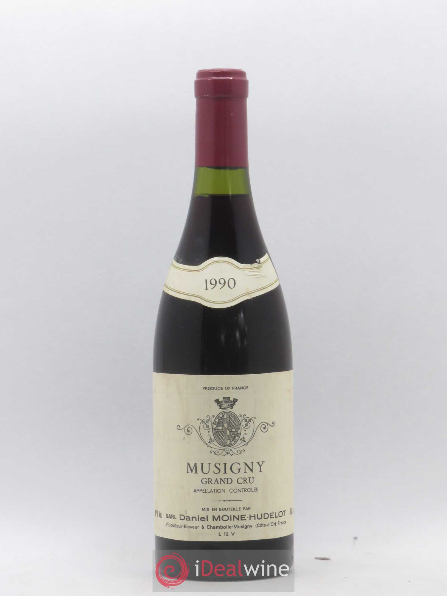 Musigny Grand Cru Moine-Hudelot (Domaine) 1990 - Lot de 1 bouteille - 0