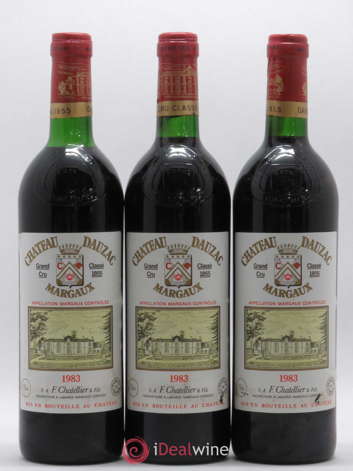 Château Dauzac 5ème Grand Cru Classé 1983 - Lot de 6 bouteilles - 1