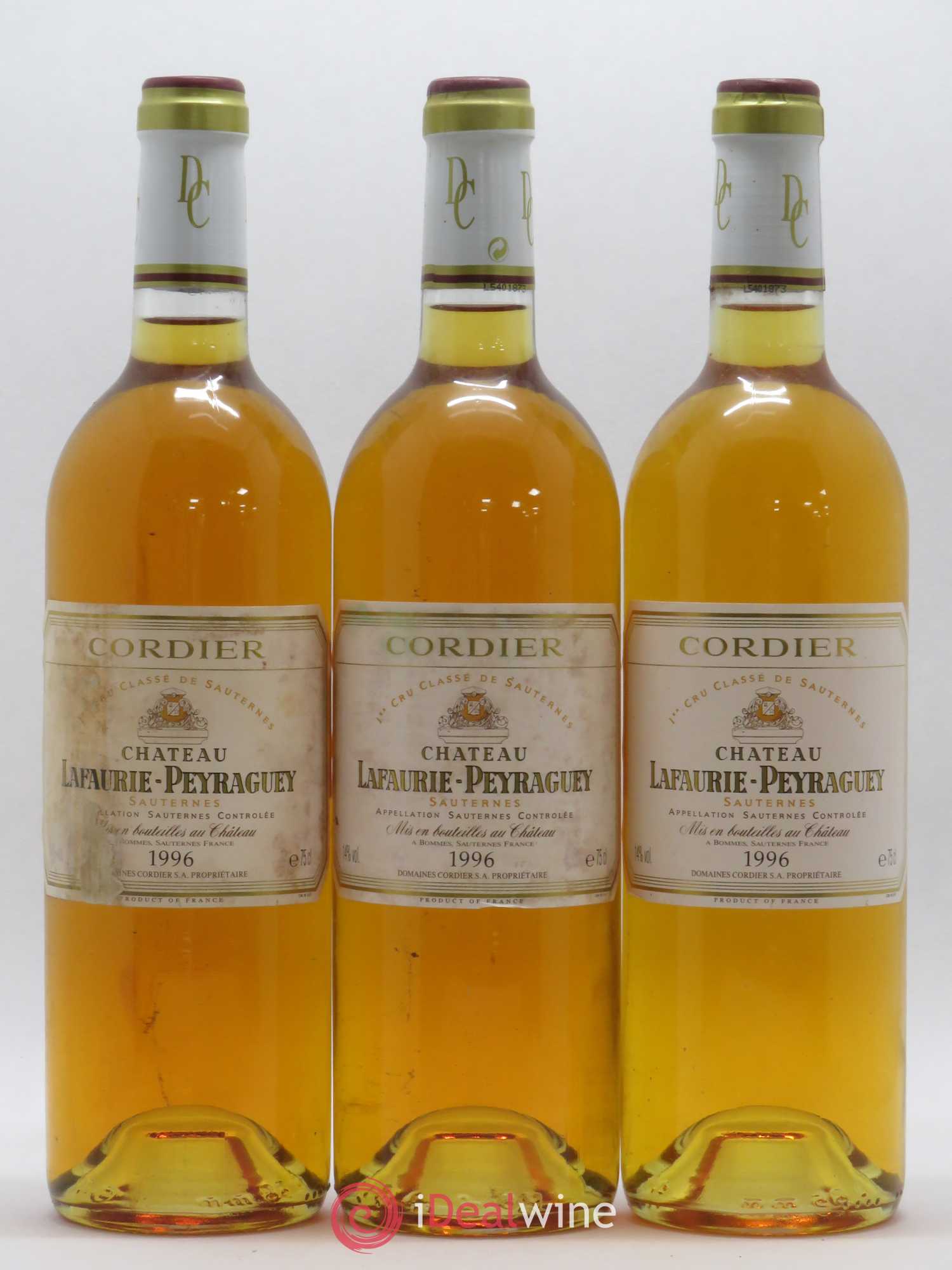 Château Lafaurie-Peyraguey 1er Grand Cru Classé 1996 - Lotto di 12 bottiglie - 3