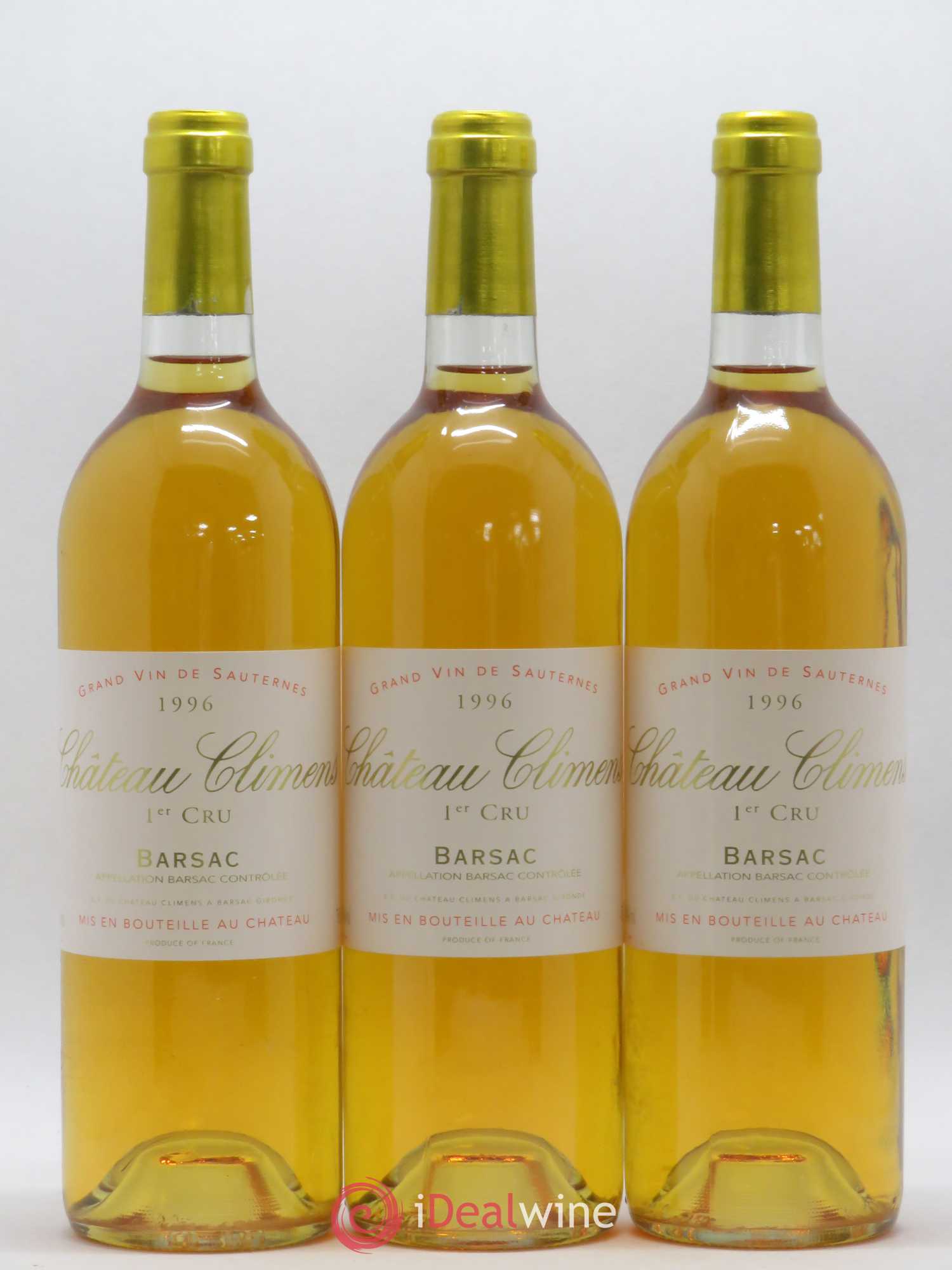 Château Climens 1er Grand Cru Classé 1996 - Lotto di 12 bottiglie - 1