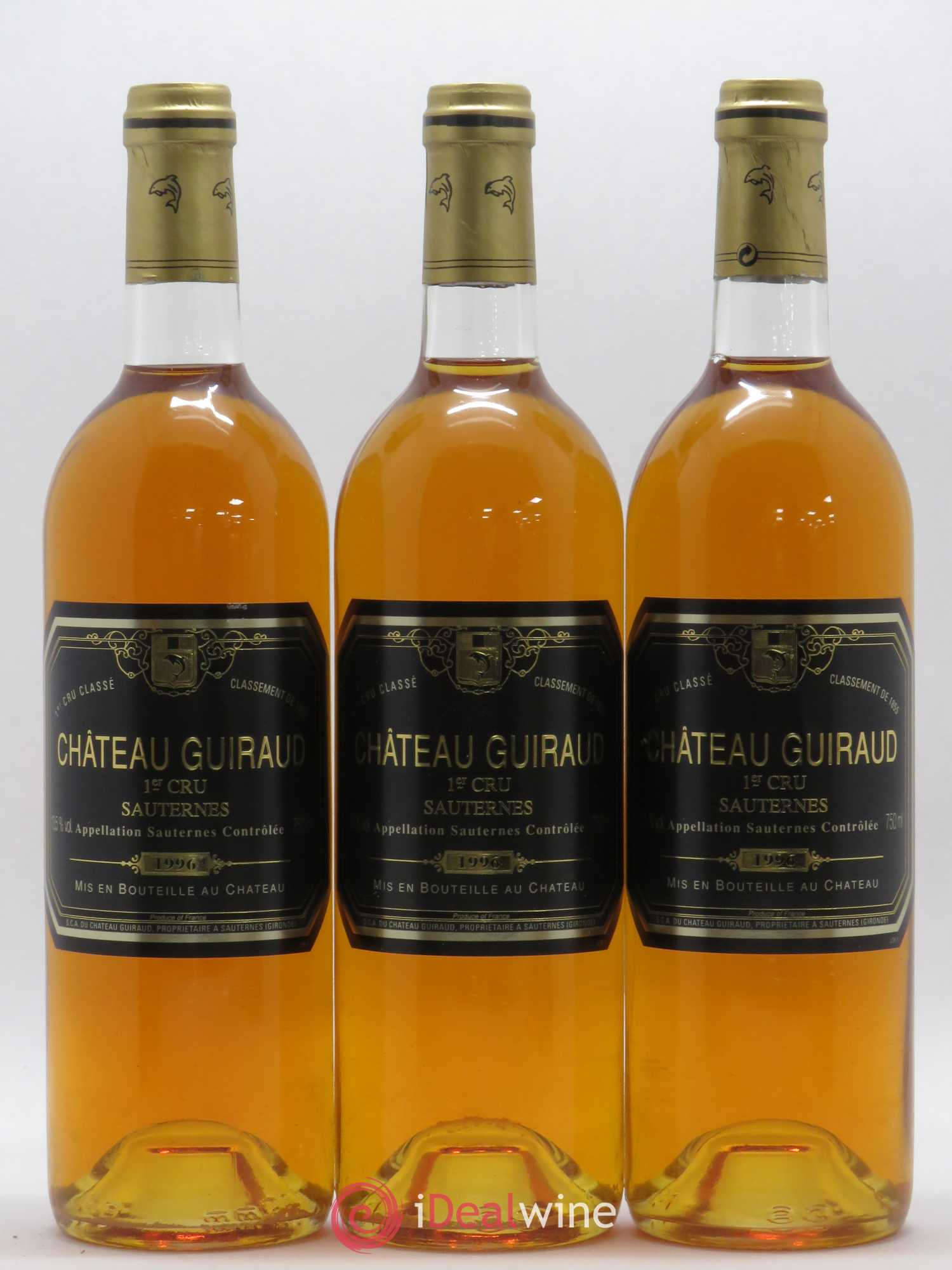 Château Guiraud 1er Grand Cru Classé 1996 - Lotto di 12 bottiglie - 1