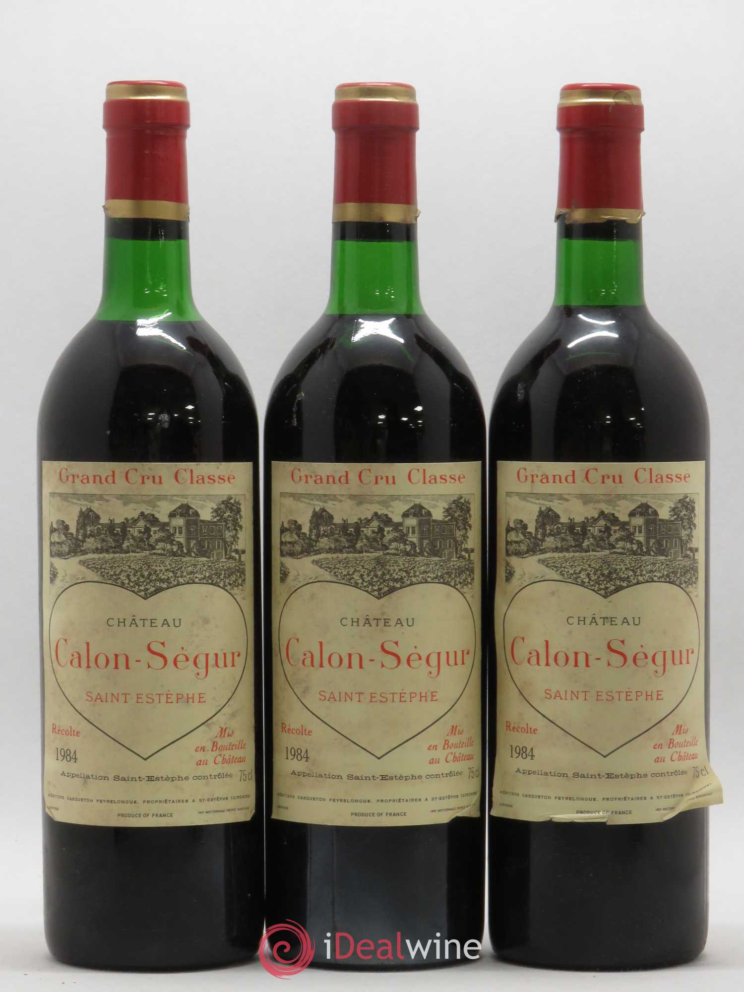 Château Calon Ségur 3ème Grand Cru Classé 1984 - Lot de 6 bouteilles - 1