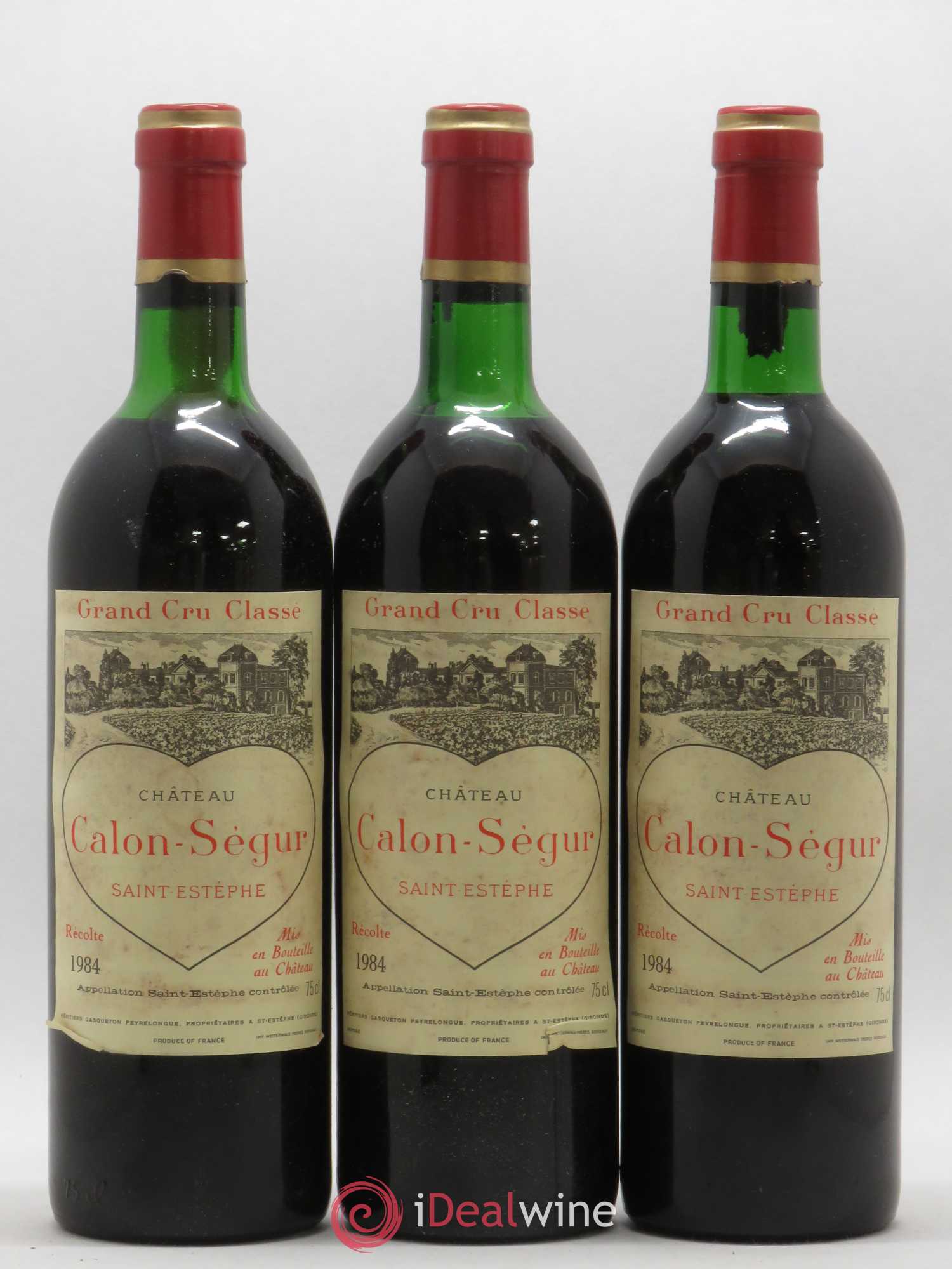 Château Calon Ségur 3ème Grand Cru Classé 1984 - Lot de 6 bouteilles - 2
